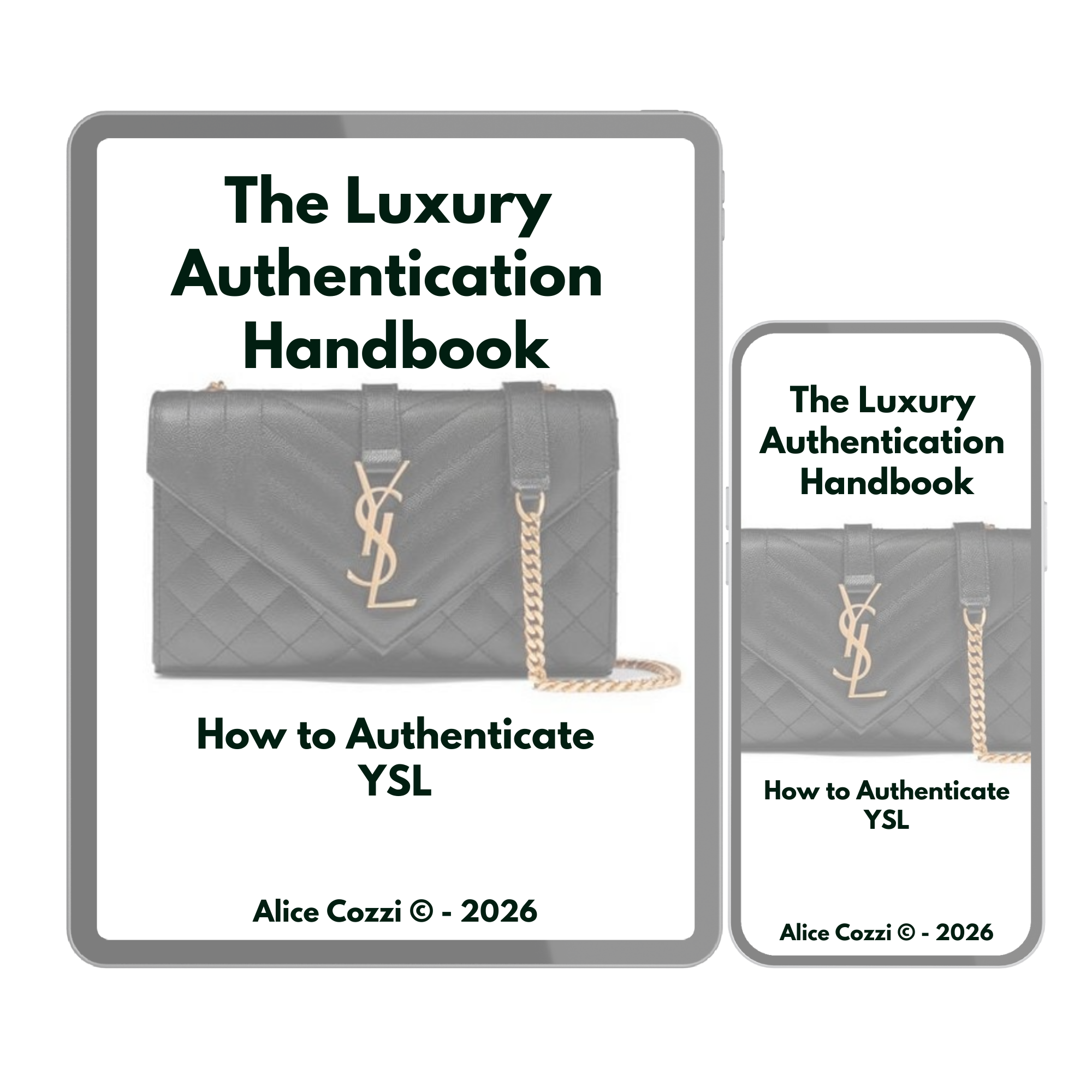 Saint Laurent Luxury Authentication Guide – Digital eBook