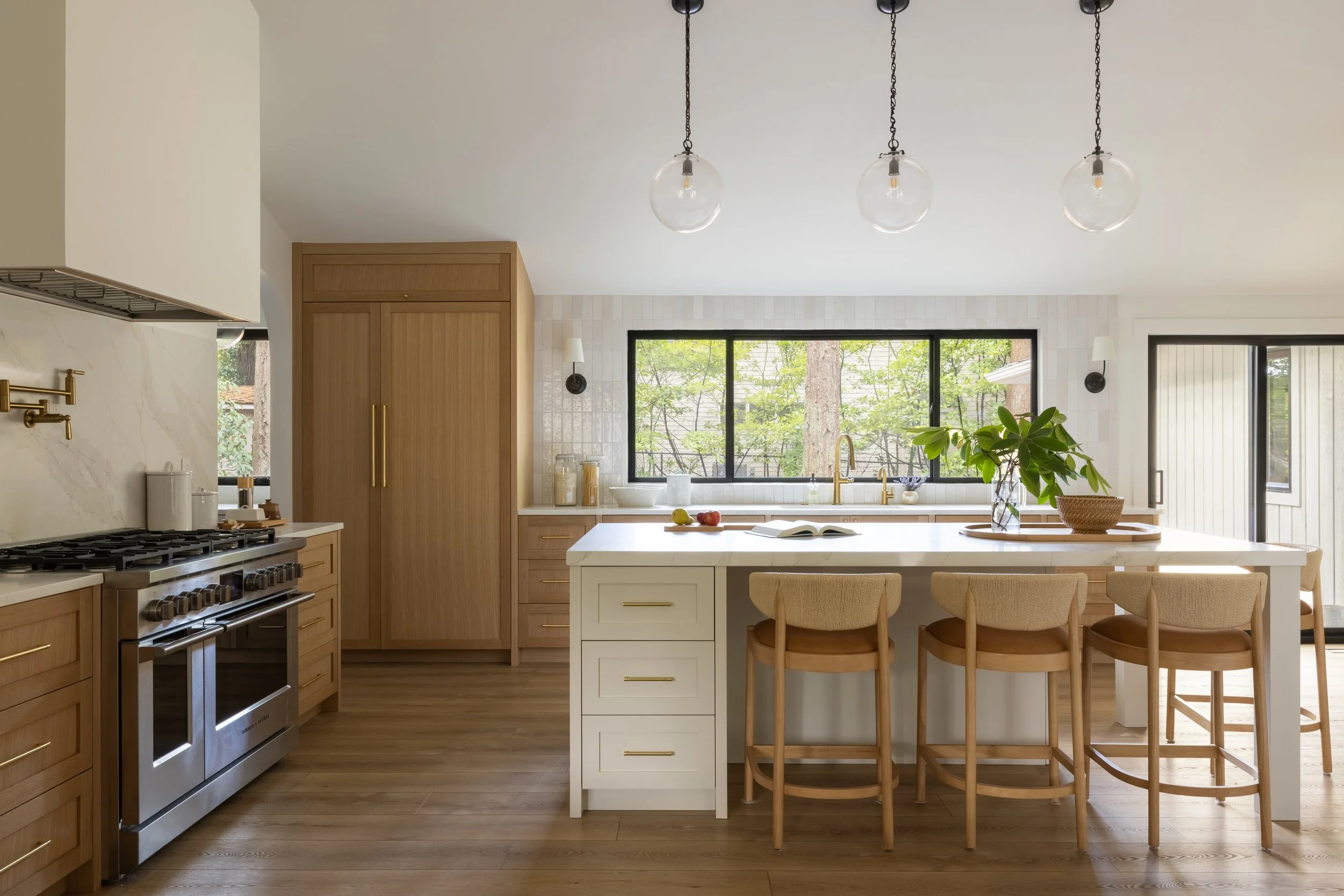 Contemporary Transitional Kitchen Remodel by Emerald City Construction project photo
