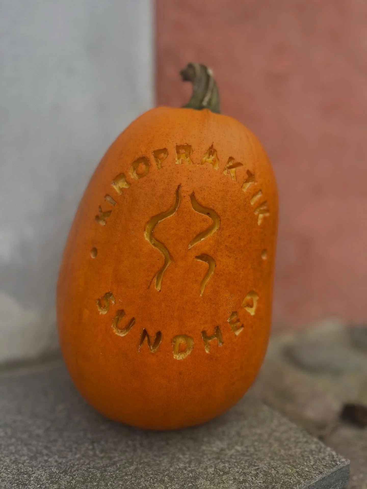 K&aelig;re alle jer, der kommer i vores lille klinik 🧡

Mit hjerte blev meget r&oslash;rt i dag, da jeg opdagede, at nogen har sat det fineste gr&aelig;skar foran vores d&oslash;r &ndash; endda med vores logo sirligt udsk&aring;ret.

Vi &aring;bnede