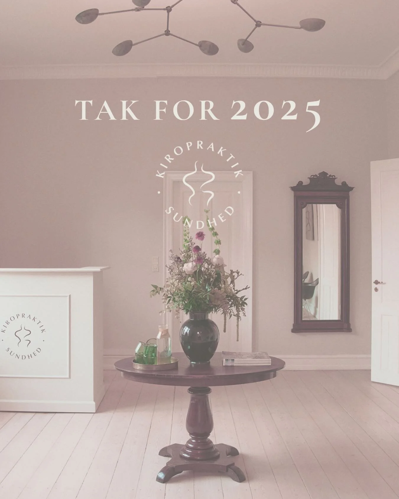 Tak for 2025 &ndash; og velkommen 2026 ✨

I dag er det &eacute;t &aring;r siden at jeg kunne annoncere &aring;bningen af Kiropraktik &amp; Sundhed Lolland-Falster i Maribo &mdash; 2025 blev &aring;ret, hvor dr&oslash;mmen om et sundhedshus med tid, n