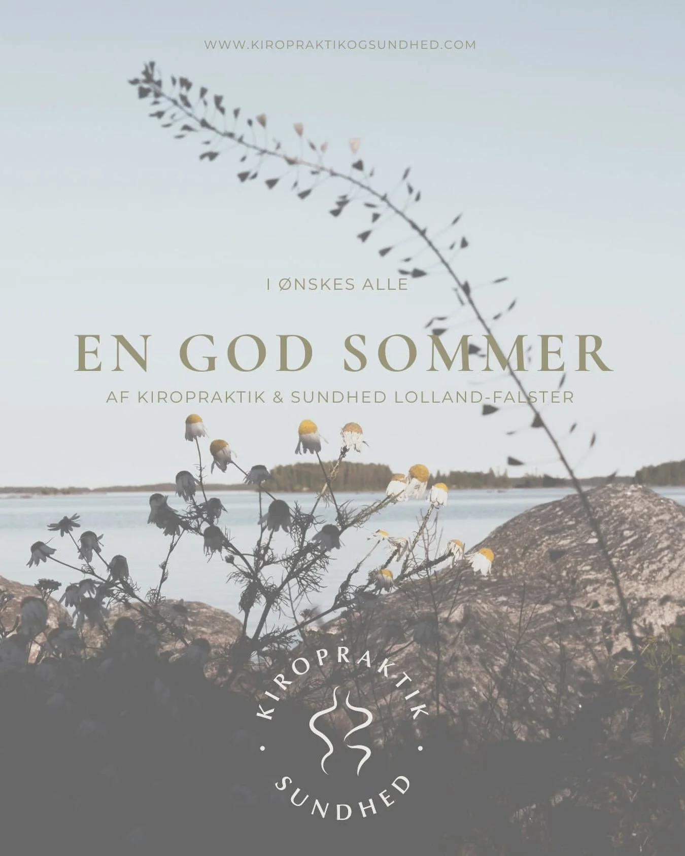 I &oslash;nskes en sk&oslash;n sommer fra os hos 𝐊𝐢𝐫𝐨𝐩𝐫𝐚𝐤𝐭𝐢𝐤 &amp; 𝐒𝐮𝐧𝐝𝐡𝐞𝐝 𝐋𝐨𝐥𝐥𝐚𝐧𝐝-𝐅𝐚𝐥𝐬𝐭𝐞𝐫 &hearts;️

Vi er skiftevis i klinikken hele juli m&aring;ned. Vores telefon holder dog ferielukket i hele uge 29 samt enkelte d