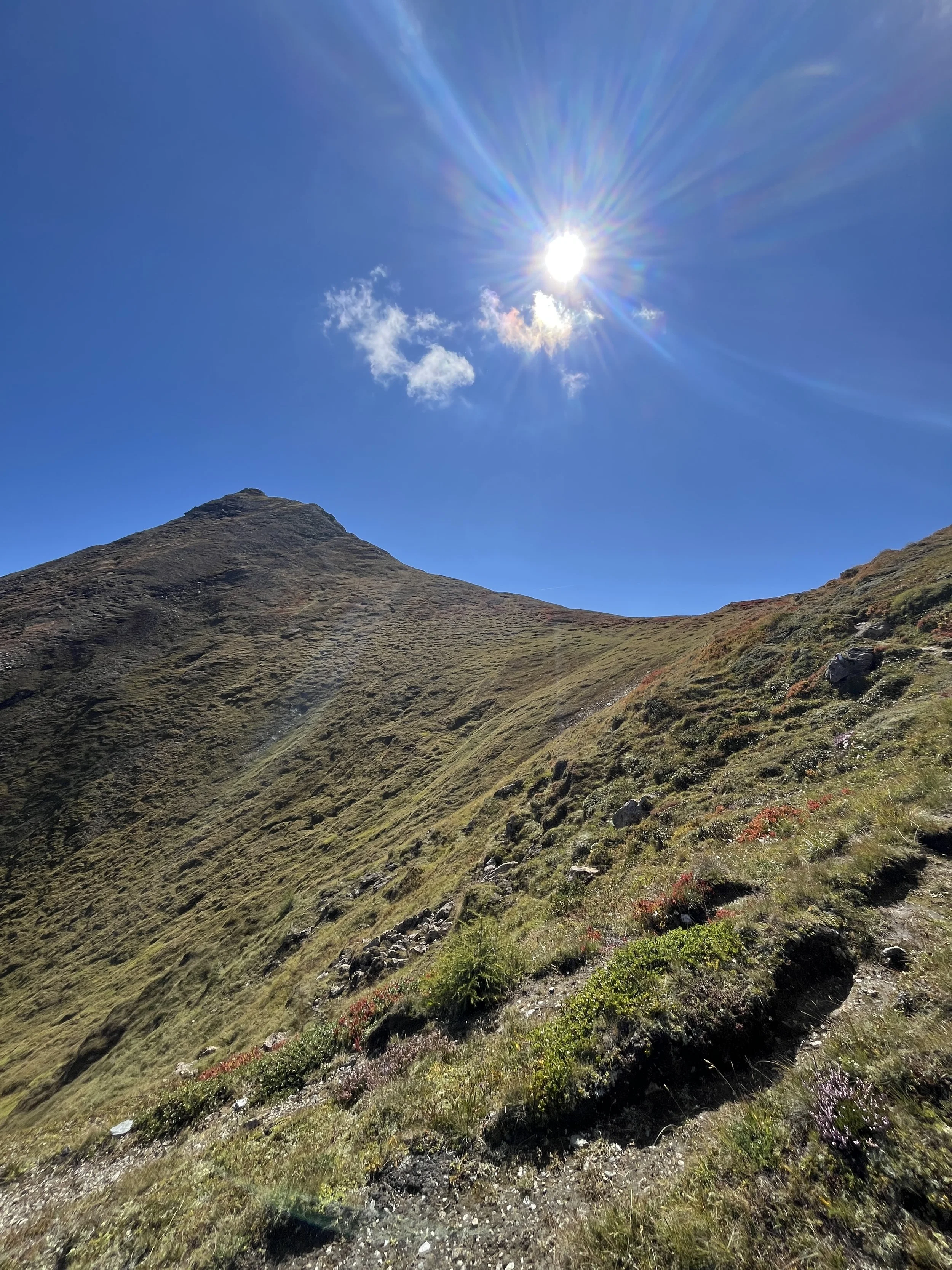 Der Abstieg vom Schareck ist unschwierig