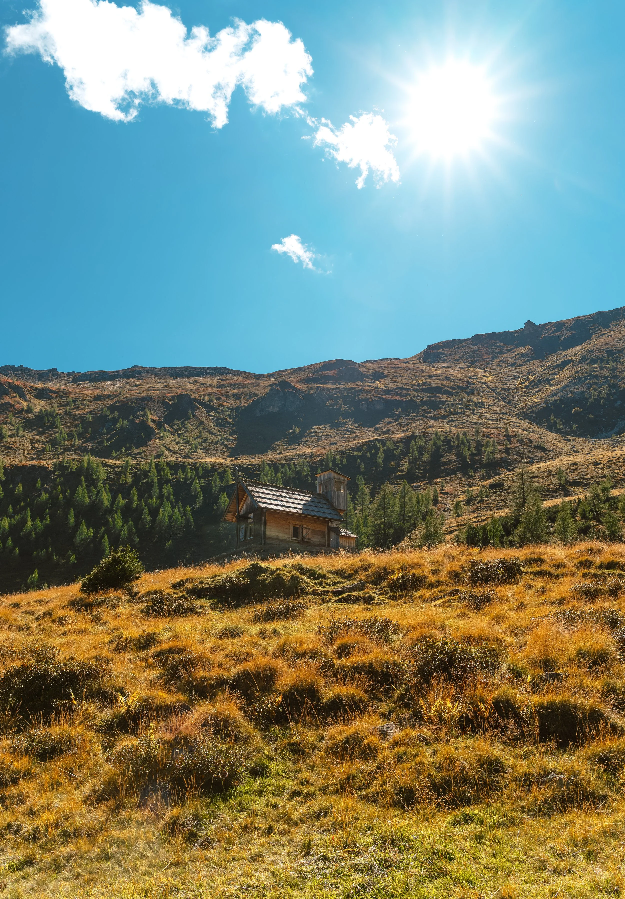 Die Jagdhütte im Graggaberkar, Achtung der Abstieg ist von der Länge her nicht zu unterschätzen!