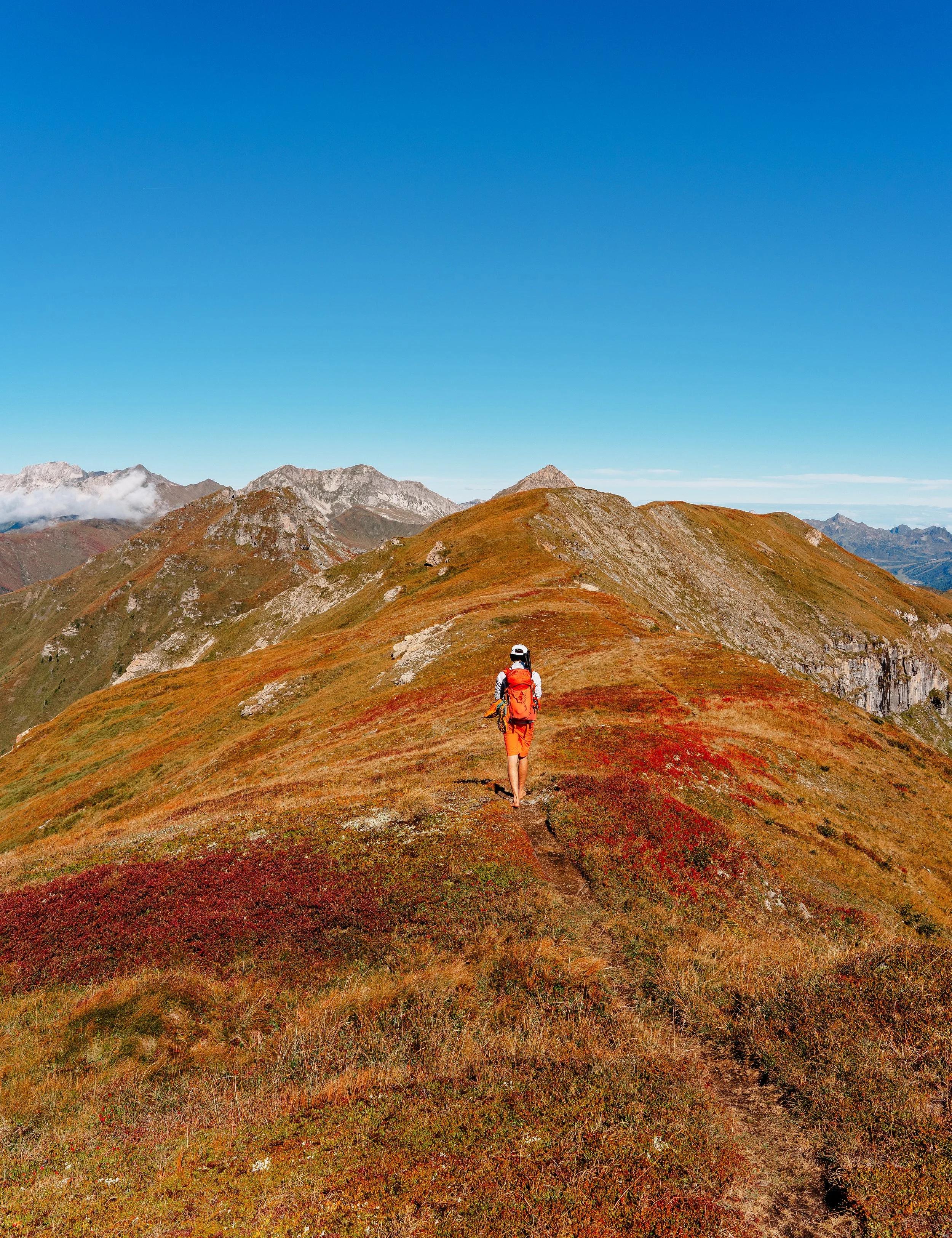 Am Grat ists herrlich zum dahin wandern