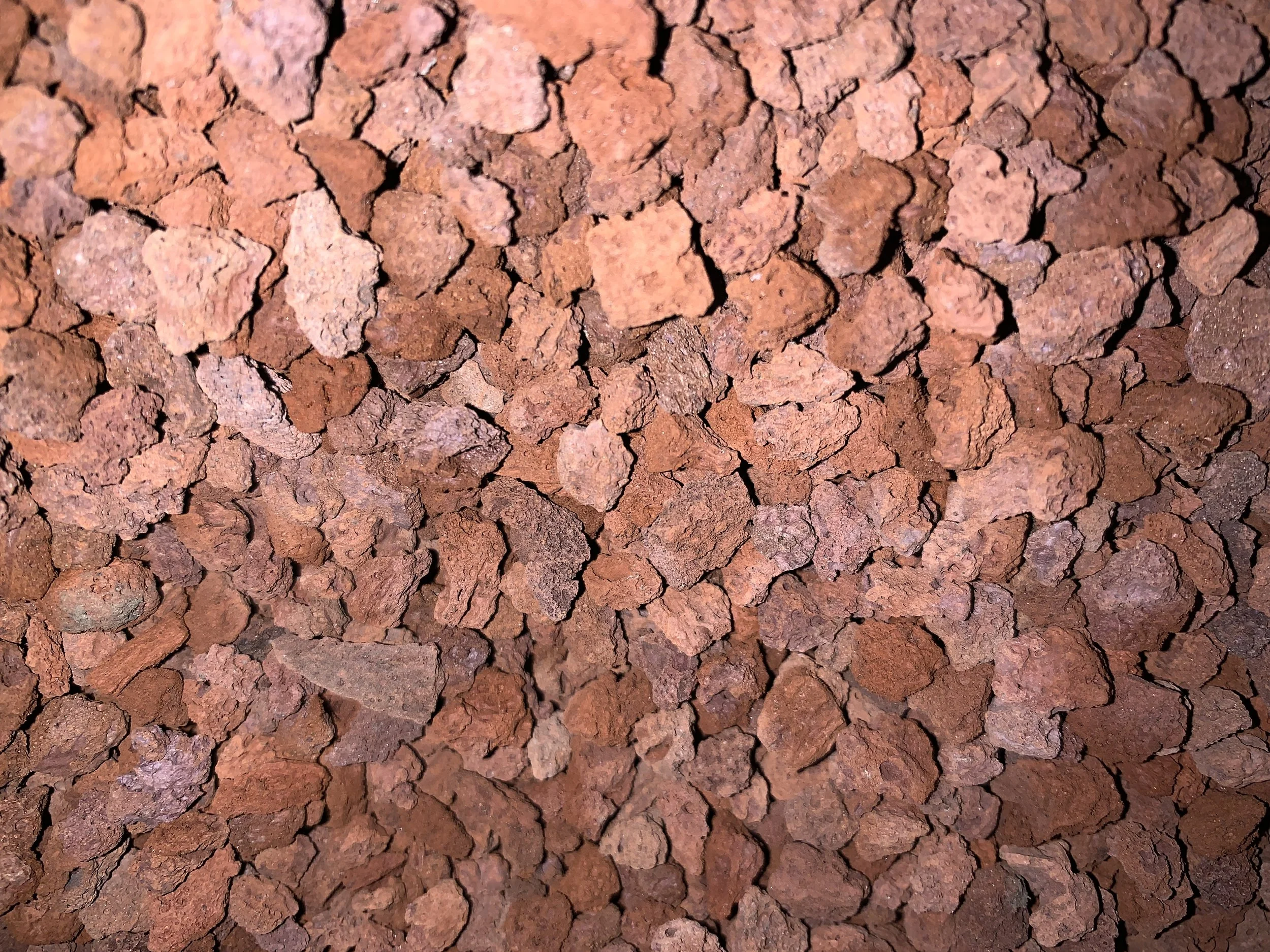 Red Lava Rock (Scoria) - Medium Grain 1/3" To 1/4" Bonsai Soil, 14 Lbs / 8 Liters
