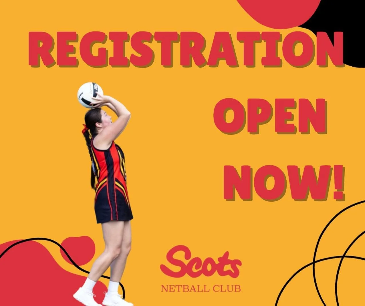 The court is calling&hellip; registrations are now OPEN! 🔔

❤️🖤💛

Link to registration in profile

.
.
.

#scotsnetball #arncliffescotsnetball #arncliffescotsnetball  #arncliffescots #netballnsw #WoolworthsNetSetGO #netballnsw #netball #scotsnetba