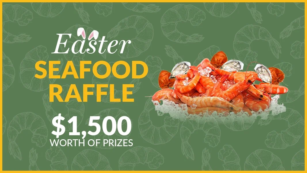 Easter Seafood Raffle!

Easter is almost here and Scots Club has you sorted with their huge Seafood Raffle 🐰 🐣

With $1,500 worth of fresh seafood up for grabs, it&rsquo;s the perfect way to kick off the long weekend. Full details found on the Scot