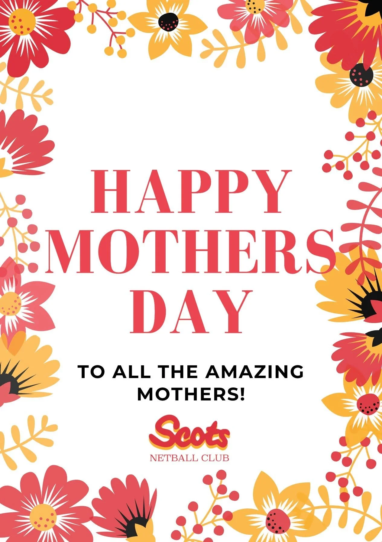 Our club is filled with strong, kind and generous women who show up for their players in hundreds of unseen ways. Today we celebrate you! Wishing all the mums a beautiful Mother&rsquo;s Day.

❤️ 🖤 💛