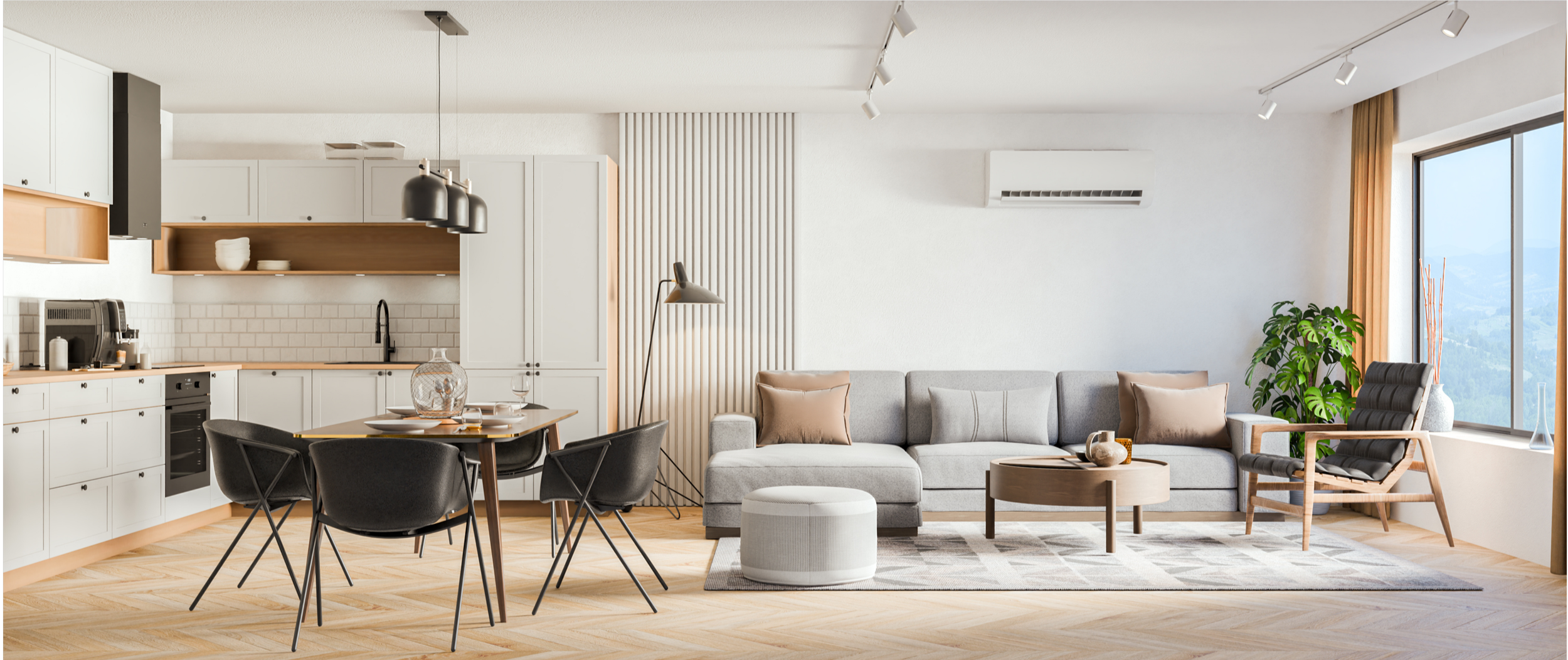 Fussy Cleans modern kitchen interior showing clean and fix service in London