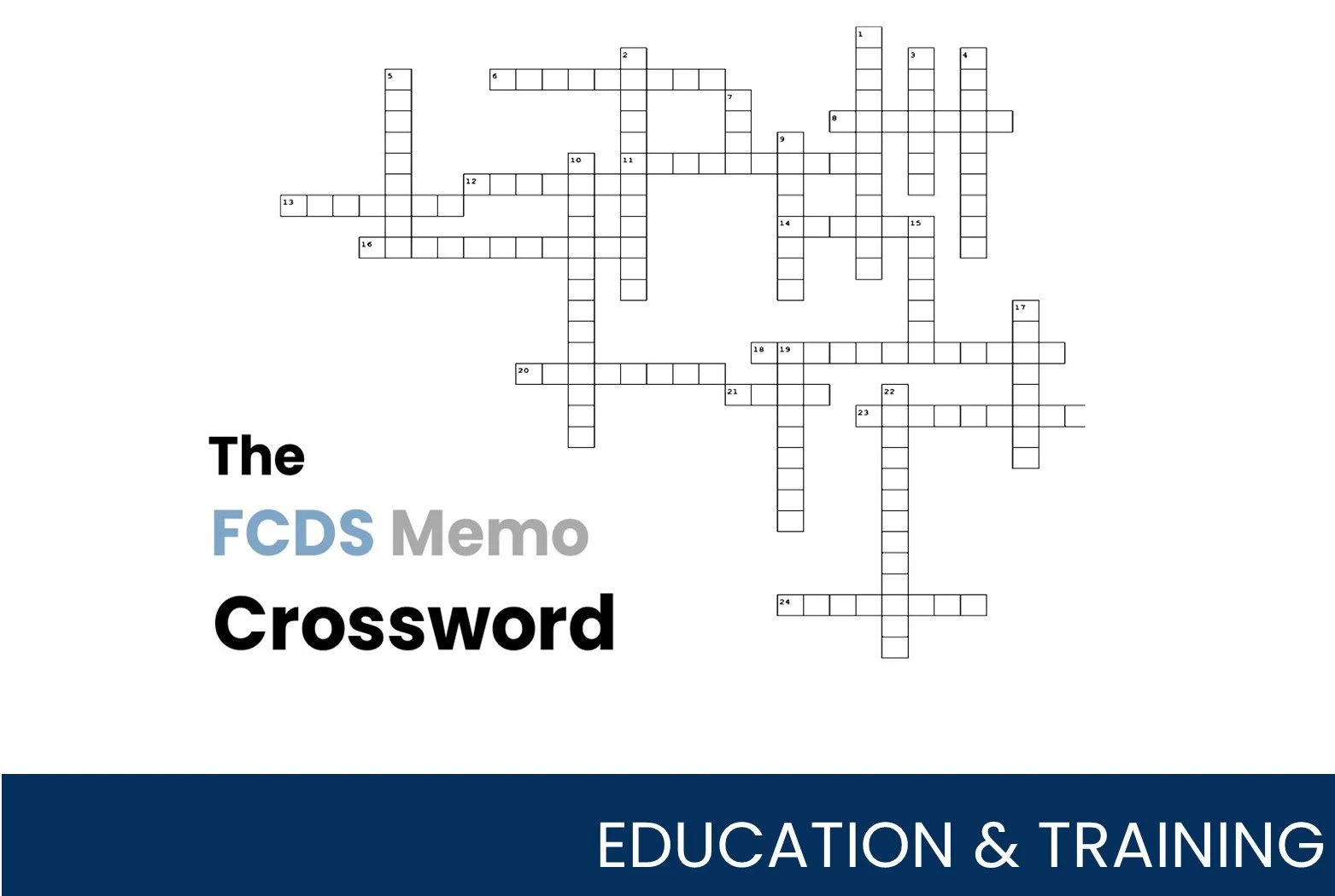 The Fall 2026 FCDS Memo Crossword