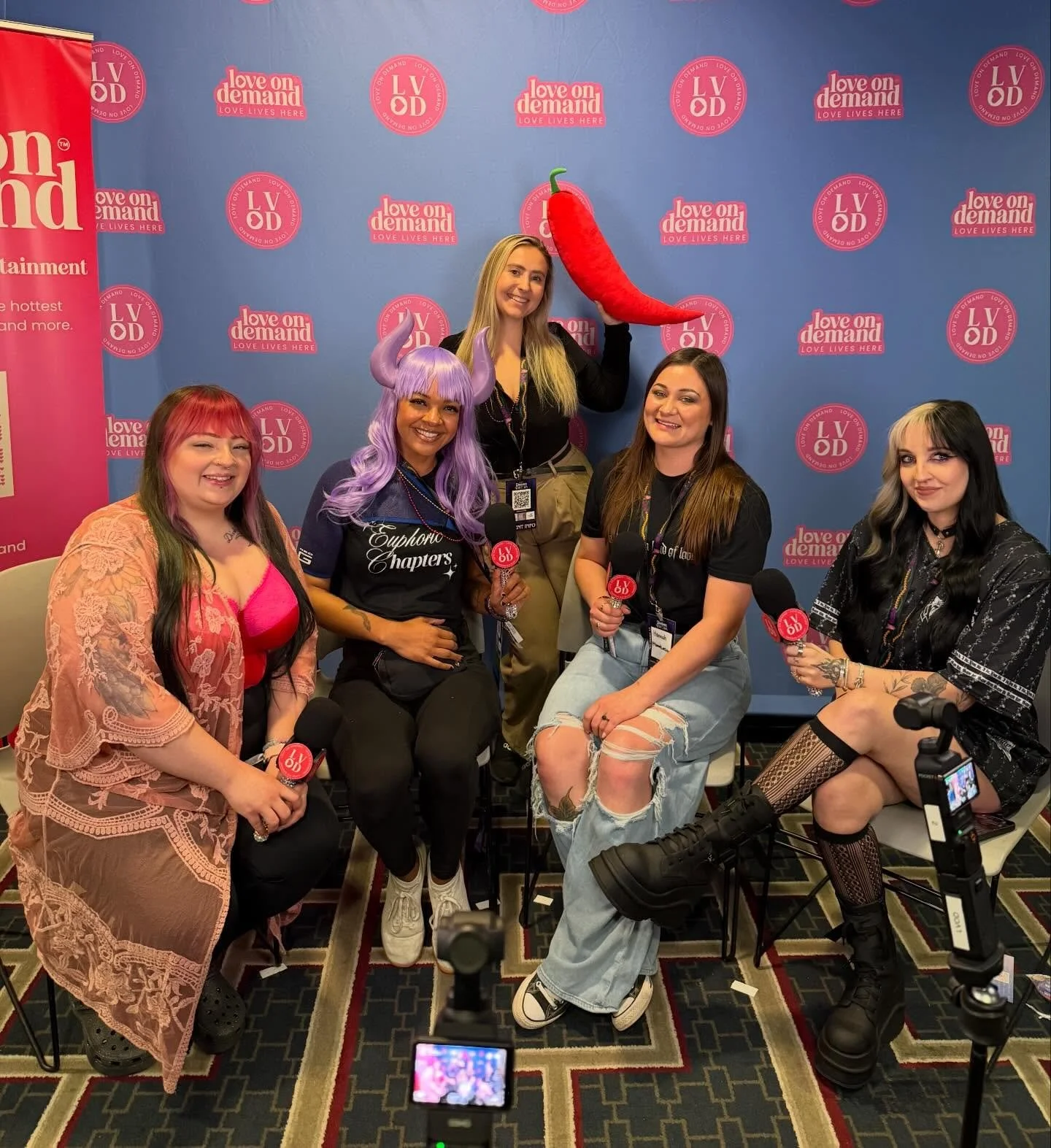 Words can&rsquo;t express the love and gratitude I have for all my reps but getting to see some of them in person last week at @sinnersandstardustball made my heart SO full 💜✨ thank you to @_loveondemand for letting us use your backdrop and being ab