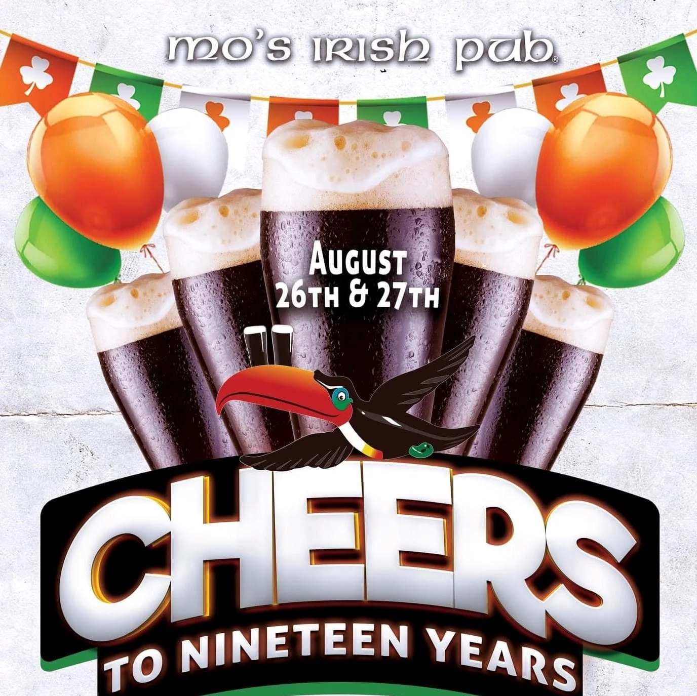 Mo's Irish Pub Celebrates 19 Years
