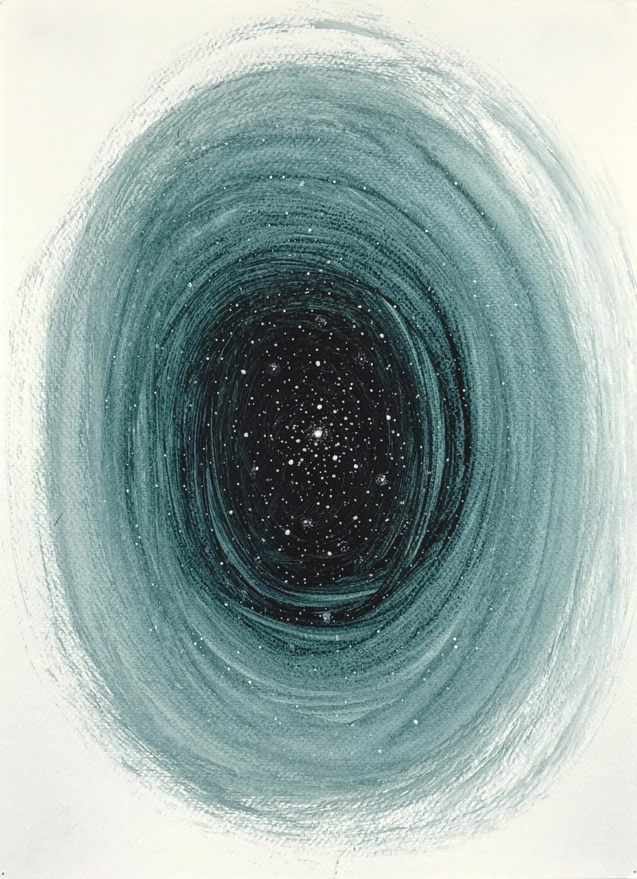 Untitled, 2025, acrylic paint on watercolor paper