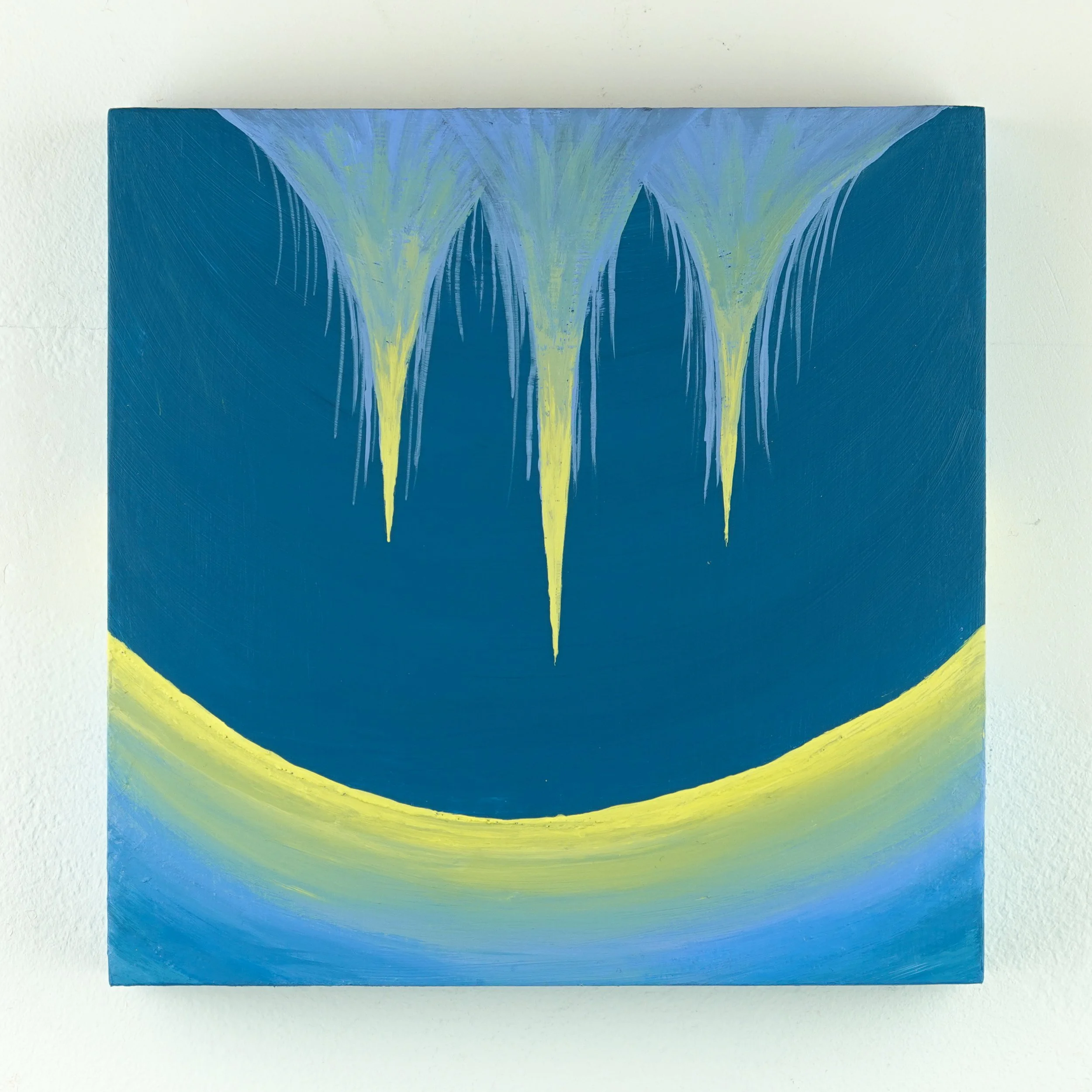 #11: Innovation (from "Evolution"), 2026, acrylic on wood, 8 x 8 inches