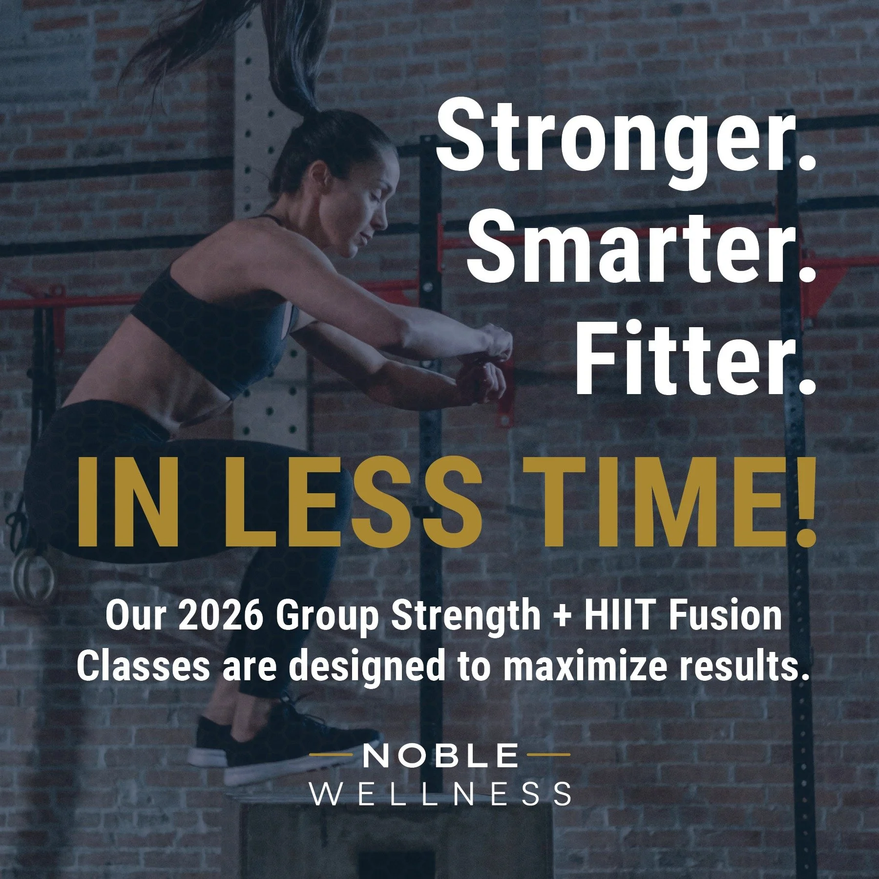 Get ready to level up your fitness in 2026 with our Group Strength + HIIT Fusion Classes! 🏋️&zwj;♂️🔥

Here&rsquo;s what makes them next-level:
✨ Science-Backed Results &ndash; A new study reveals that short, intense bursts + strength training = max