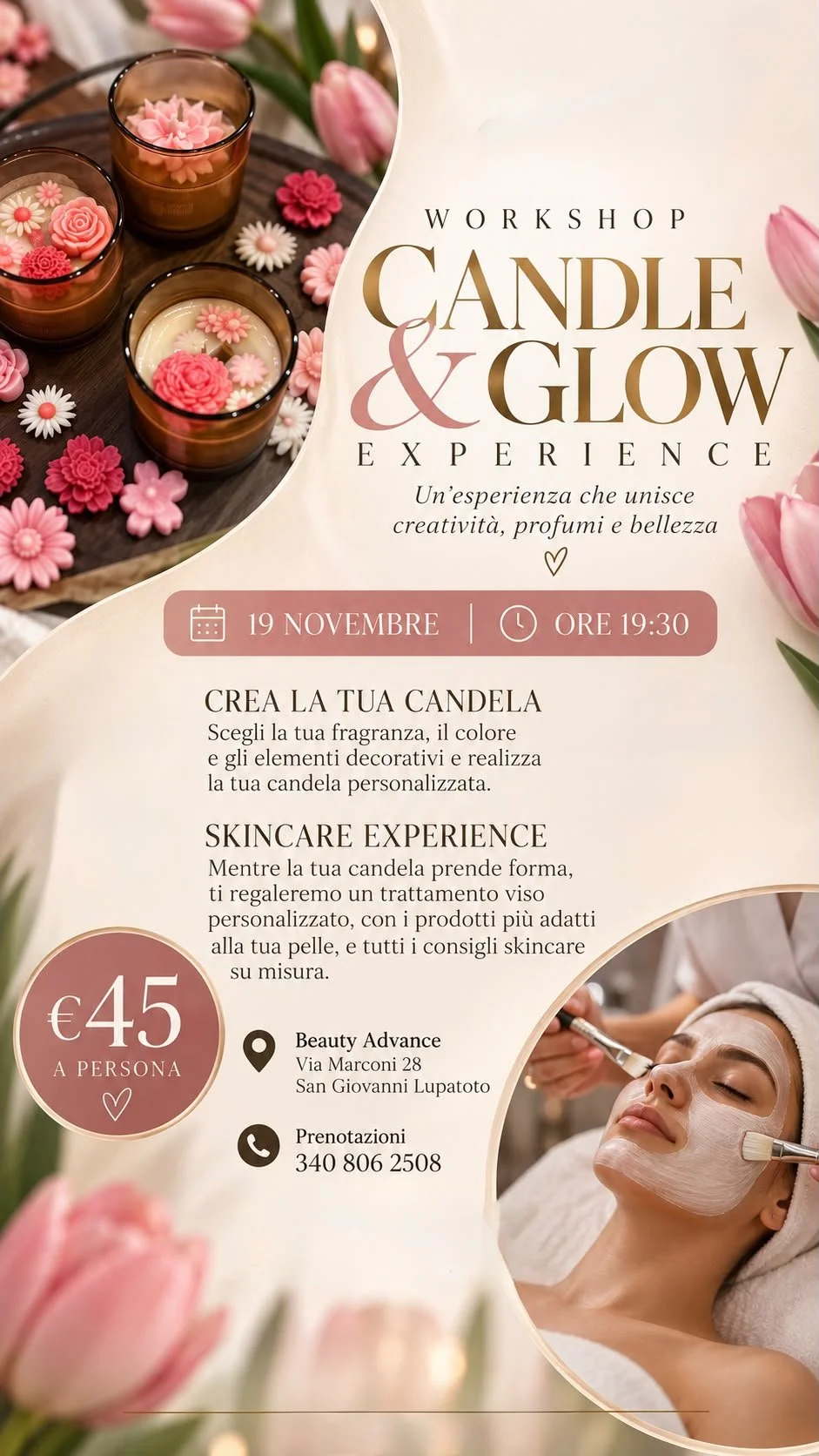 Candle & Glow Experience - 19 Novembre 2026