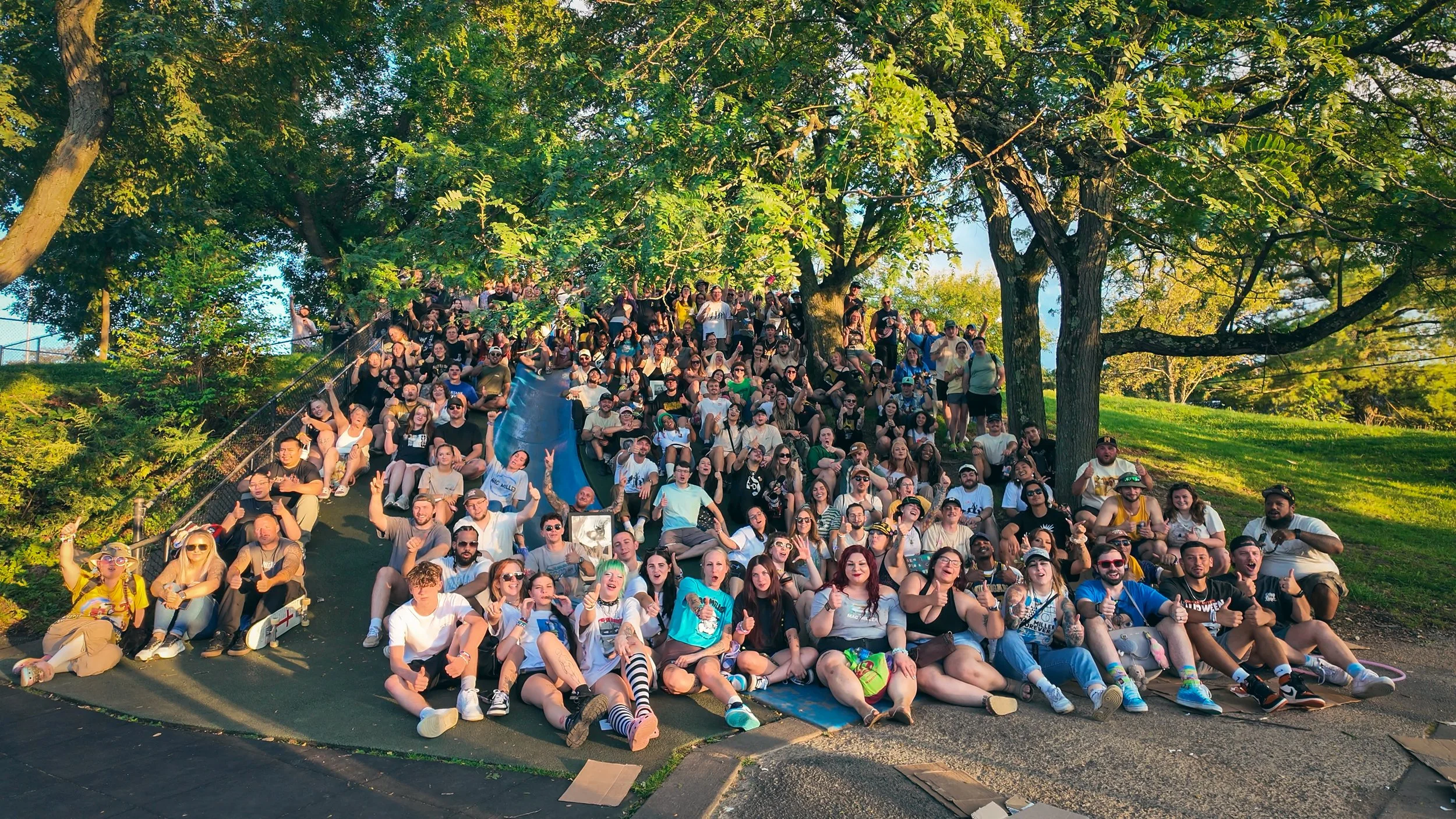 An Afternoon At Blue Slide Park