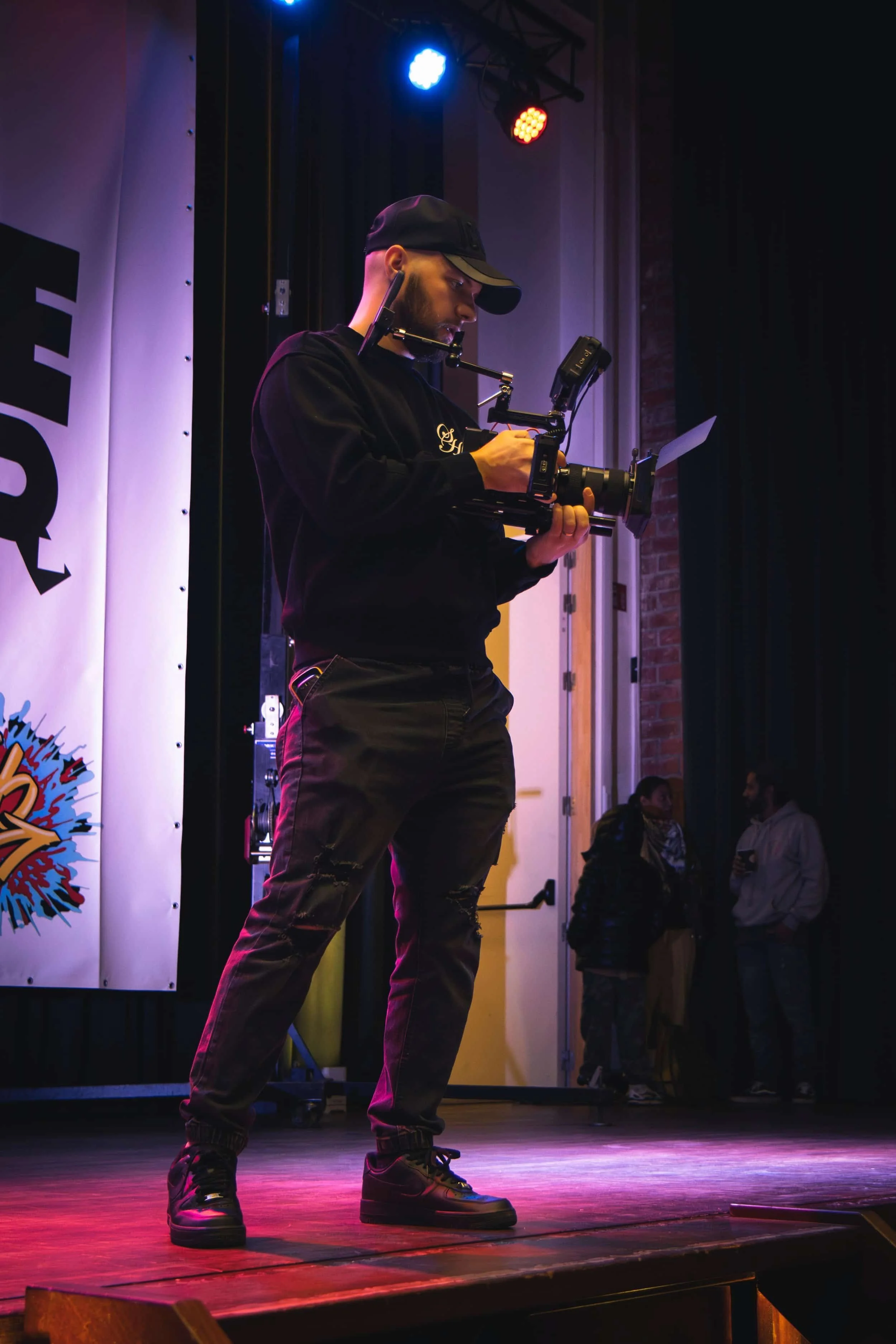 cameraman van cinedon die een event video filmt