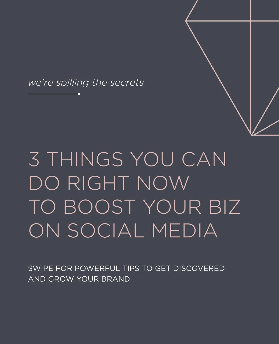 Want even more tips?! We're full of them ⬇️

1️⃣ Keep your branding consistent so every post feels like you
2️⃣ Write captions that teach, not just sell
3️⃣ Post with intention, not just to fill space
4️⃣ Engage back&mdash;reply to comments and DMs l