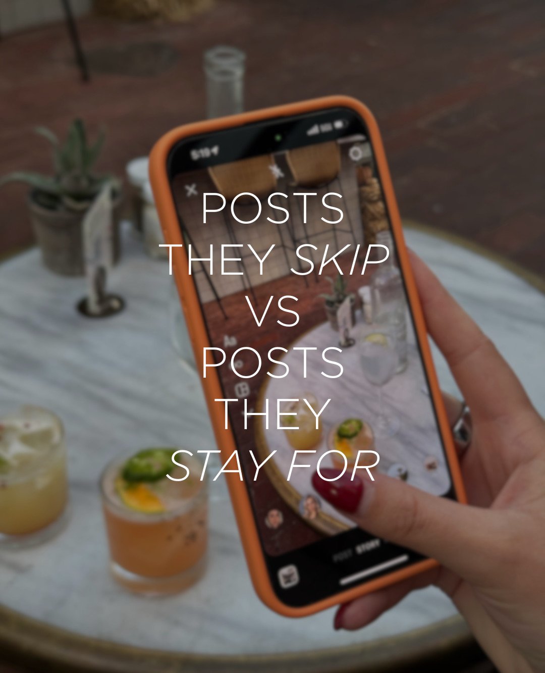 Let&rsquo;s talk about the scroll test. 👀 You know the one &mdash; when you&rsquo;re halfway through your feed and you stop mid-scroll because something feels real. That&rsquo;s what we&rsquo;re after.

People skip posts that scream &ldquo;promotion