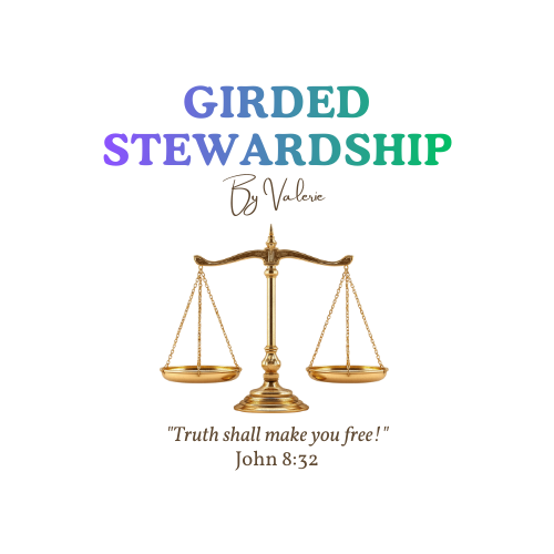 Gold balance scale against a text background.