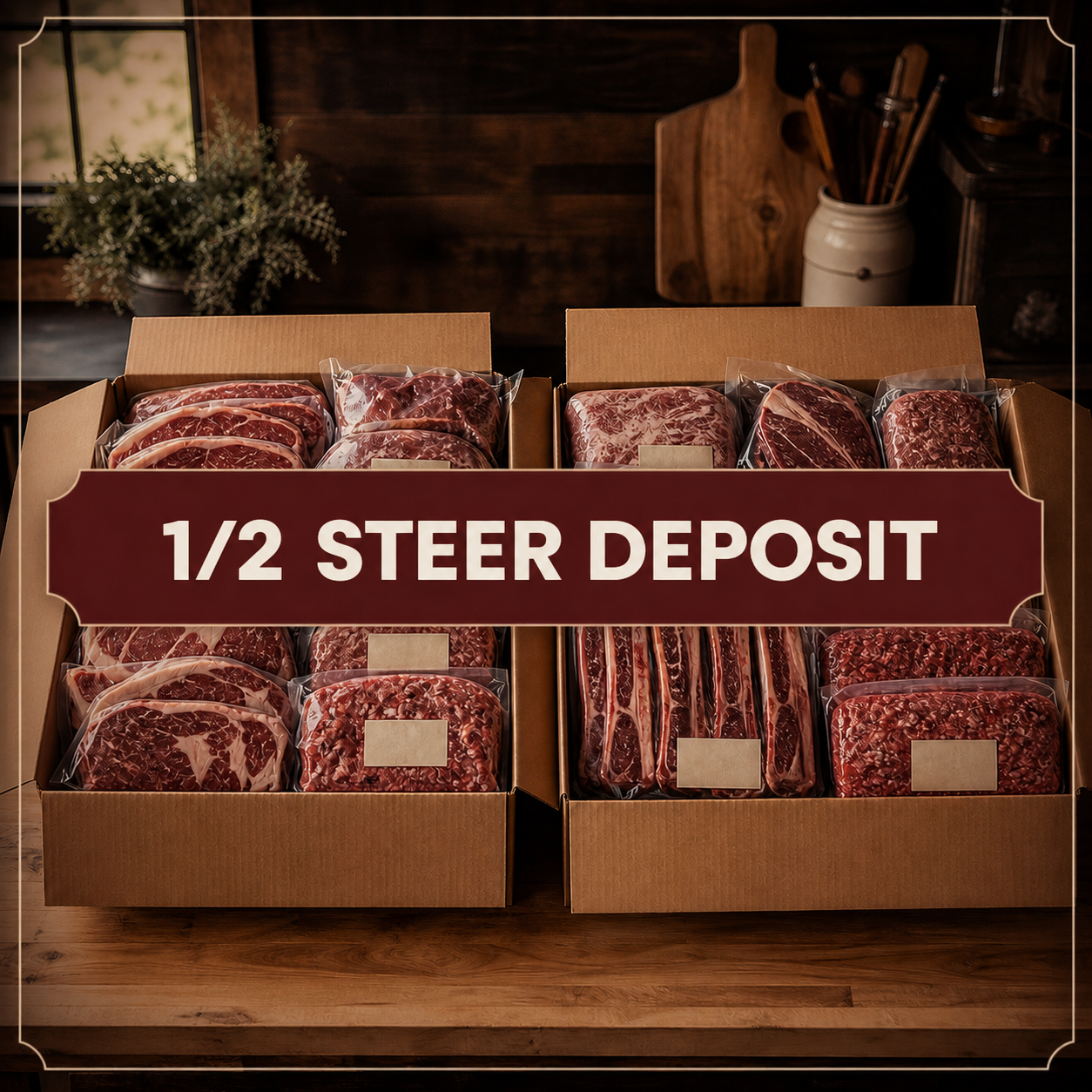 1/2 Steer Deposit