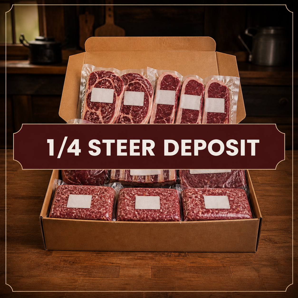 1/4 Steer Deposit