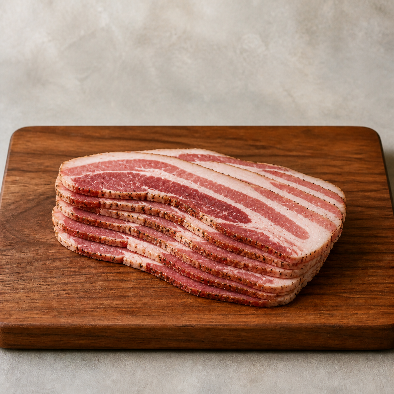 Smoked Peppered Bacon