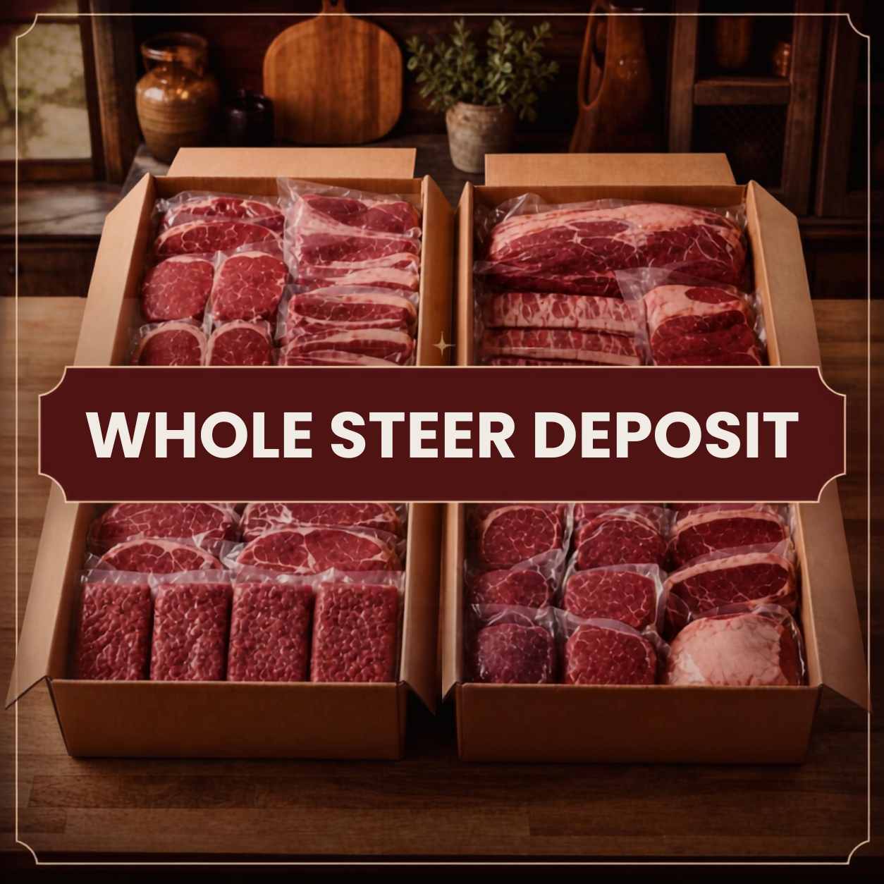 Whole Steer Deposit