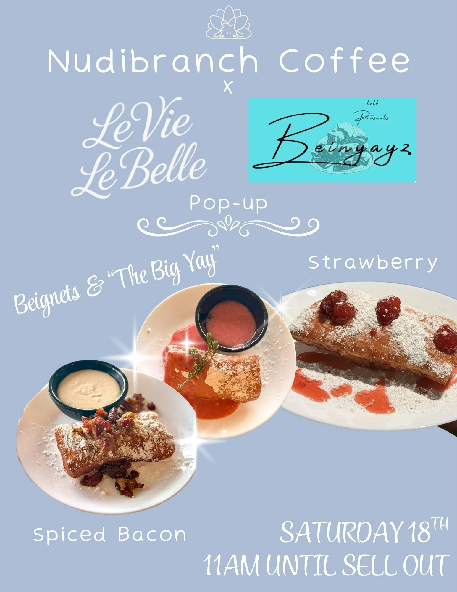 Lie Vie Le Belle pop up event at Nudibranch Coffee.