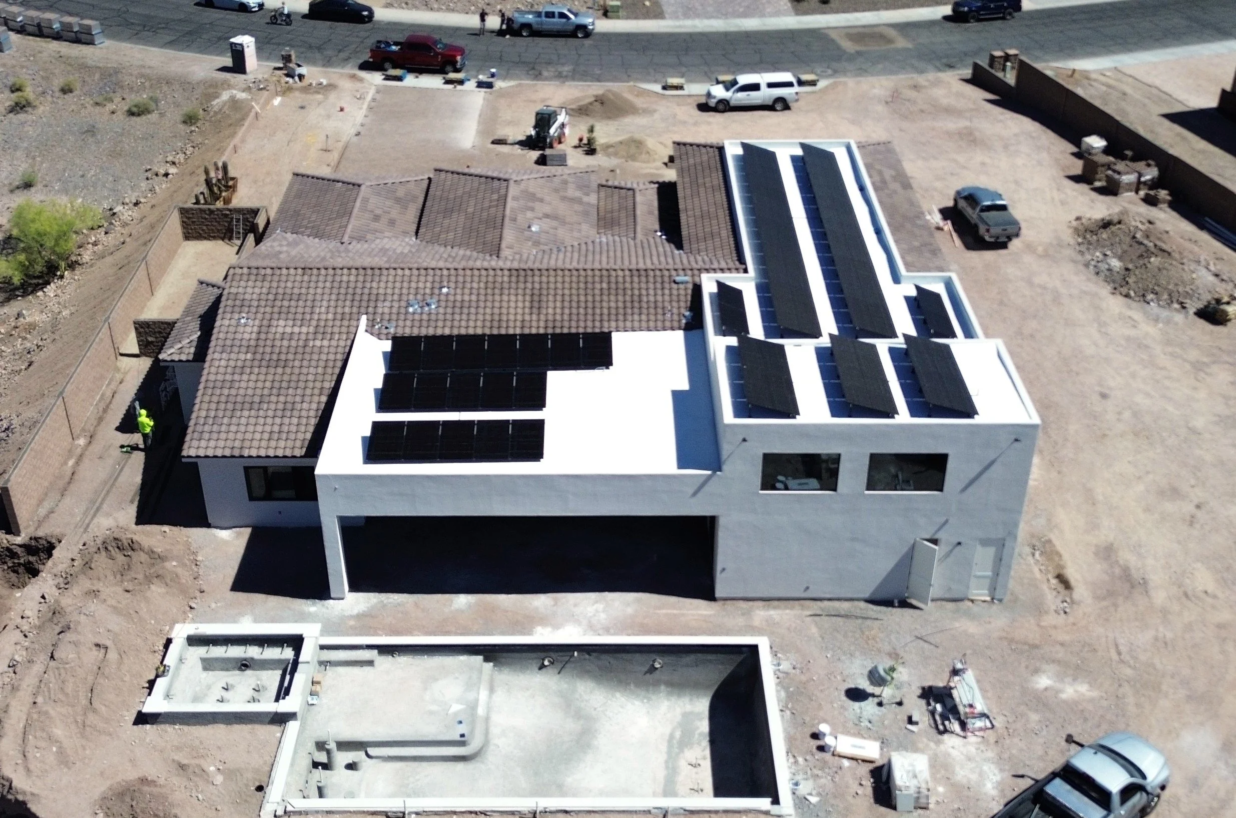 Residential Solar and Battery system installed by River Sun Solutions in Lake Havasu City.