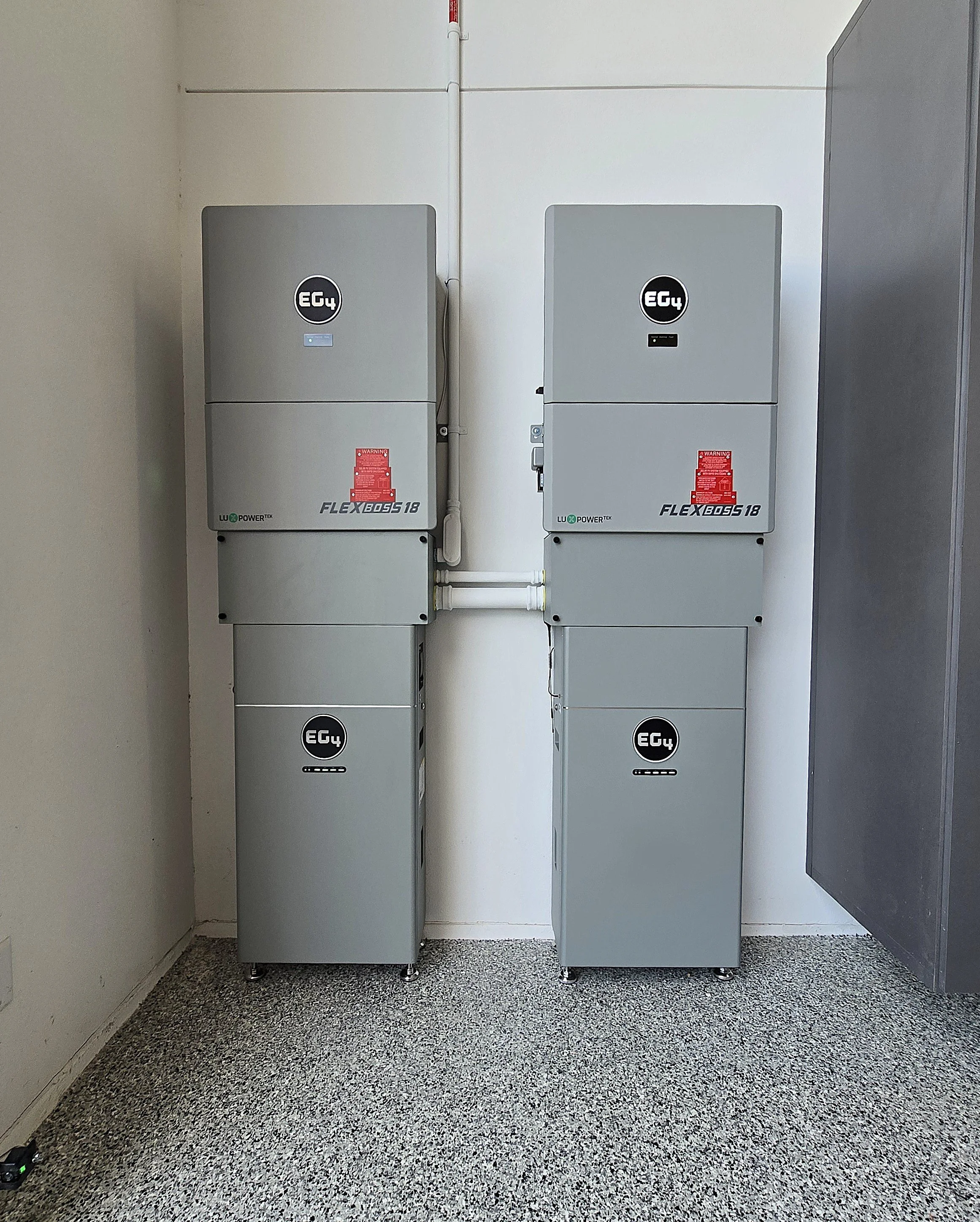 Whole Home Back-Up Solar and Battery system installed by River Sun Solutions.