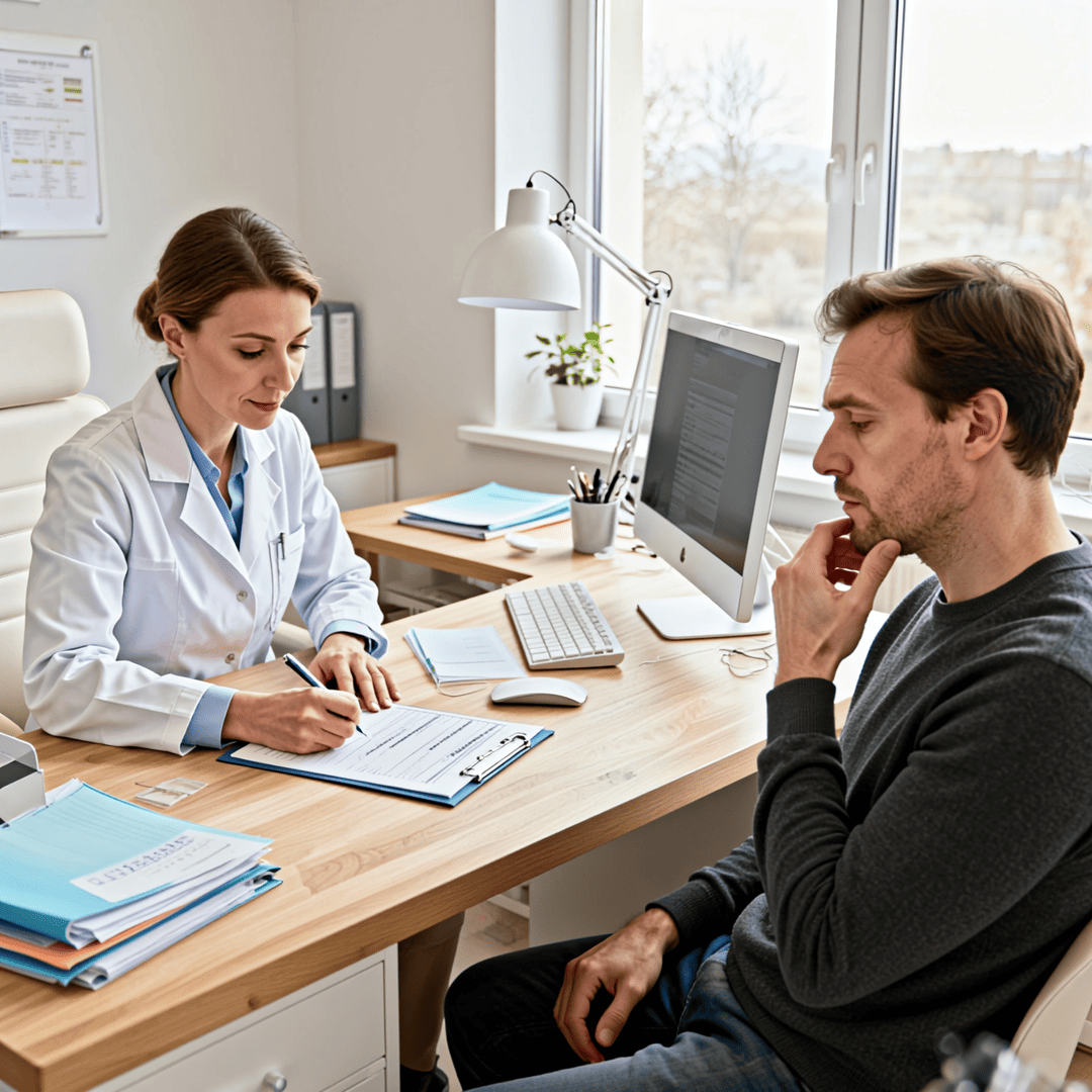 Patient wird arbeitsunfähig geschrieben wegen CMD
