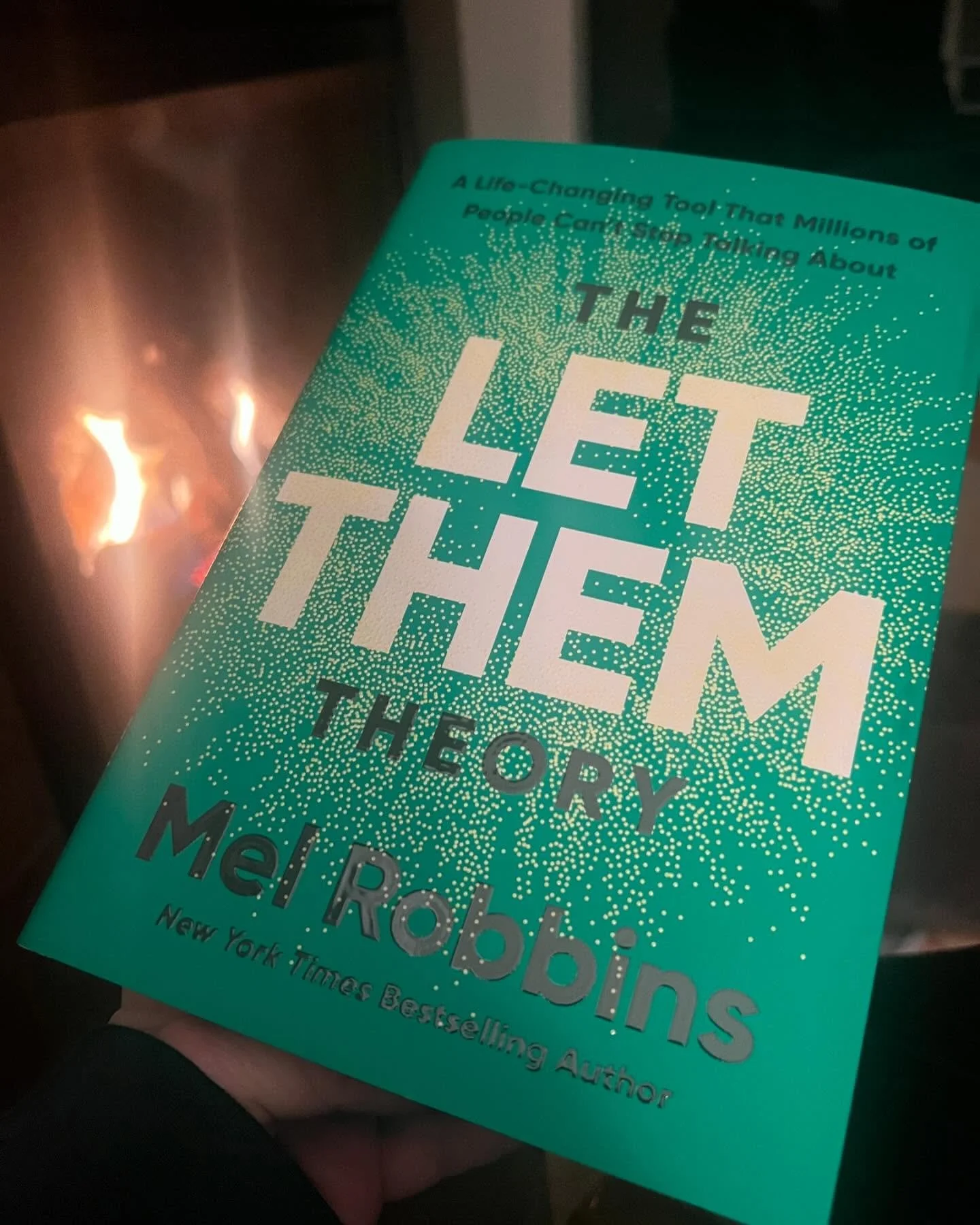 As @melrobbins says, small, consistent actions change everything. Reading by the fire in the early morning has been a game changing, grounding yet expansive start to my day. 

Reading now: Mel&rsquo;s new book, The Let Them Theory, which resembles a 