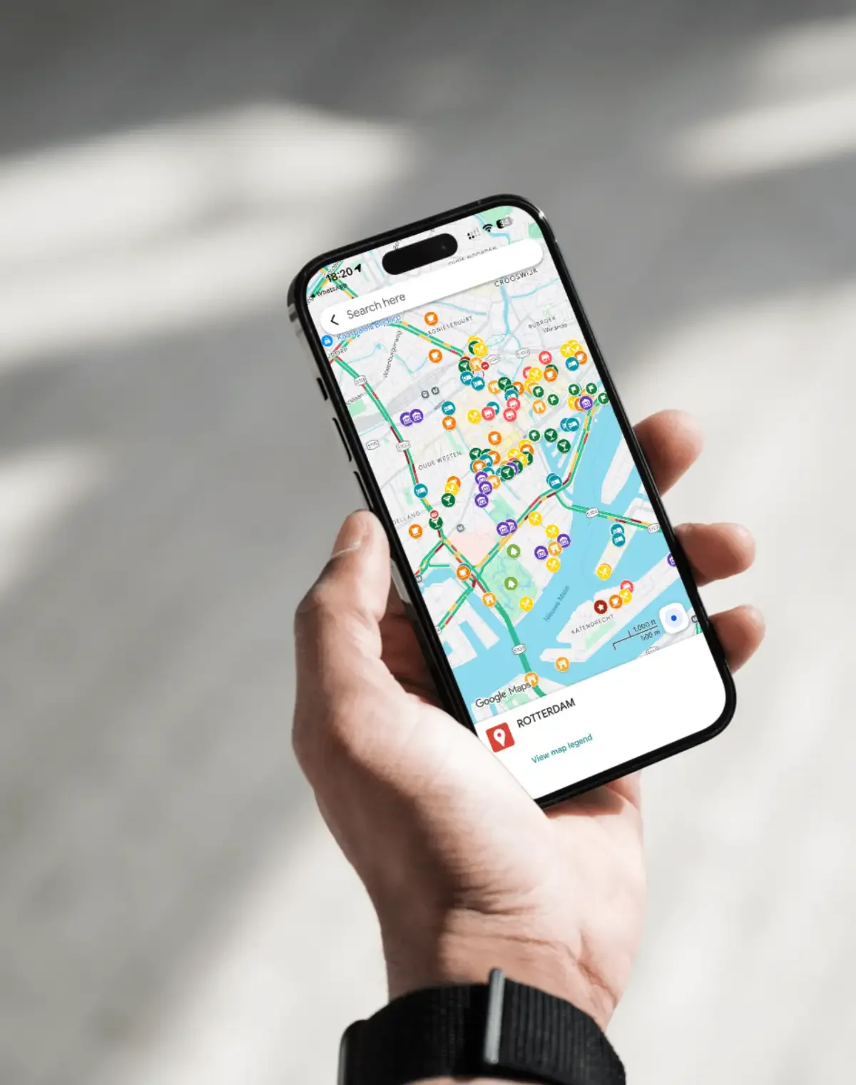 Rotterdam Digital Travel Map – iOb Design.webp