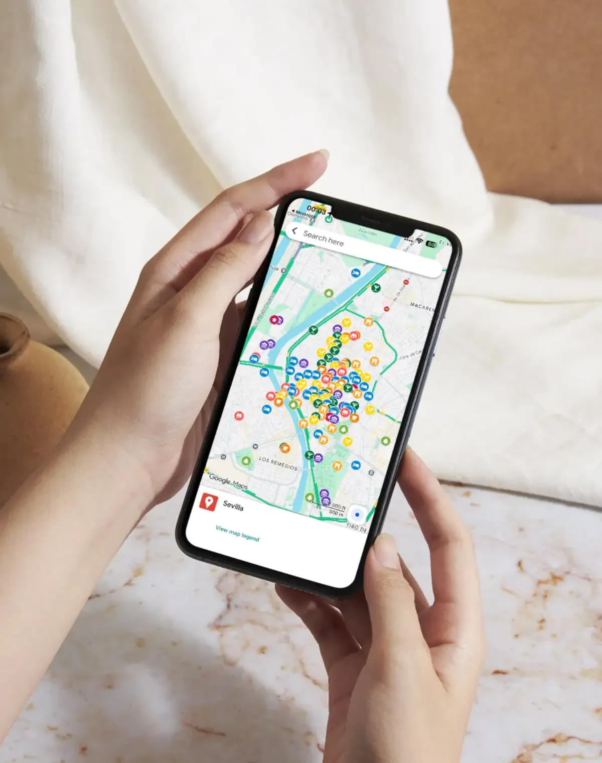 Sevilla Digital Travel Map – iOb Design.webp