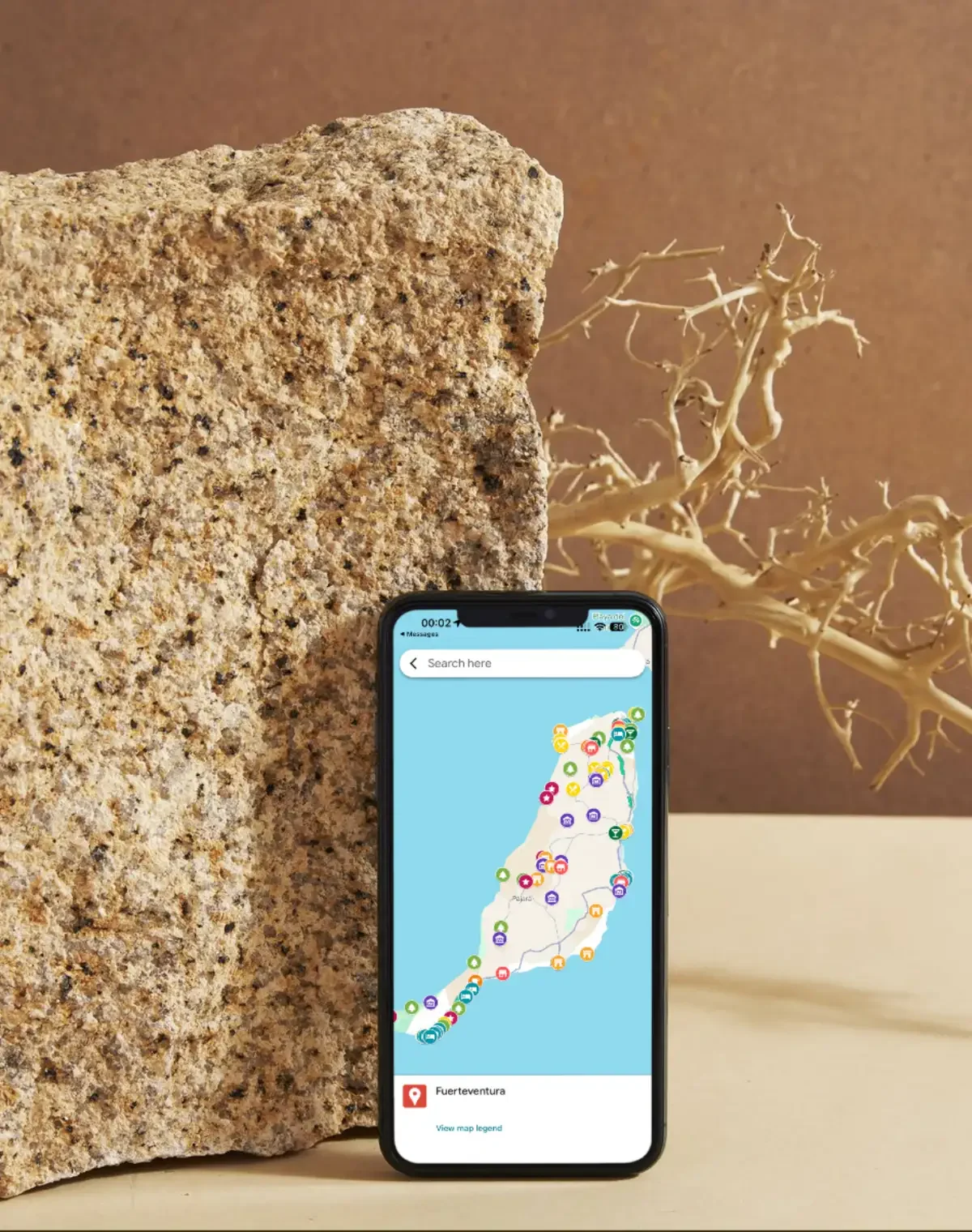 Fuerteventura Digital Travel Map – iOb Design.webp