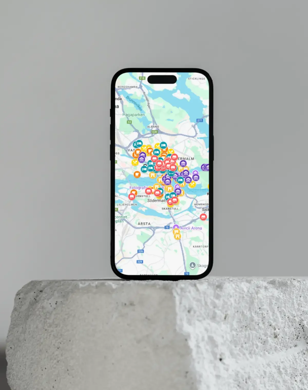 Stockholm City Map for Creatives | Digital Map & Travel Tips