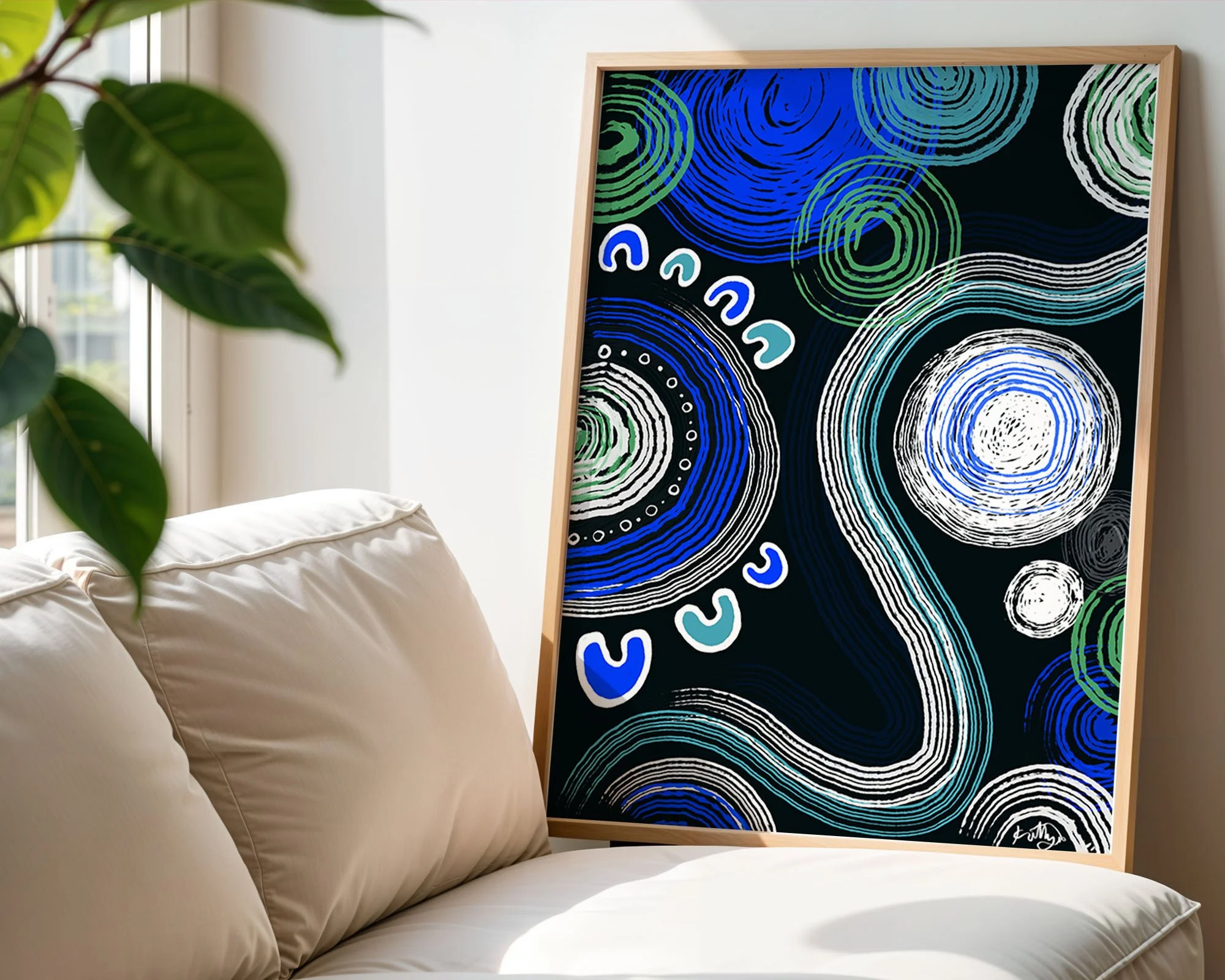 Aboriginal Art Blue Kaitlyn Boyer.jpg