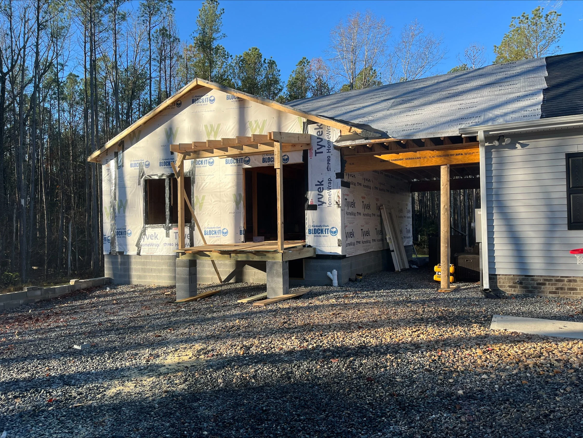 Home addition underway!