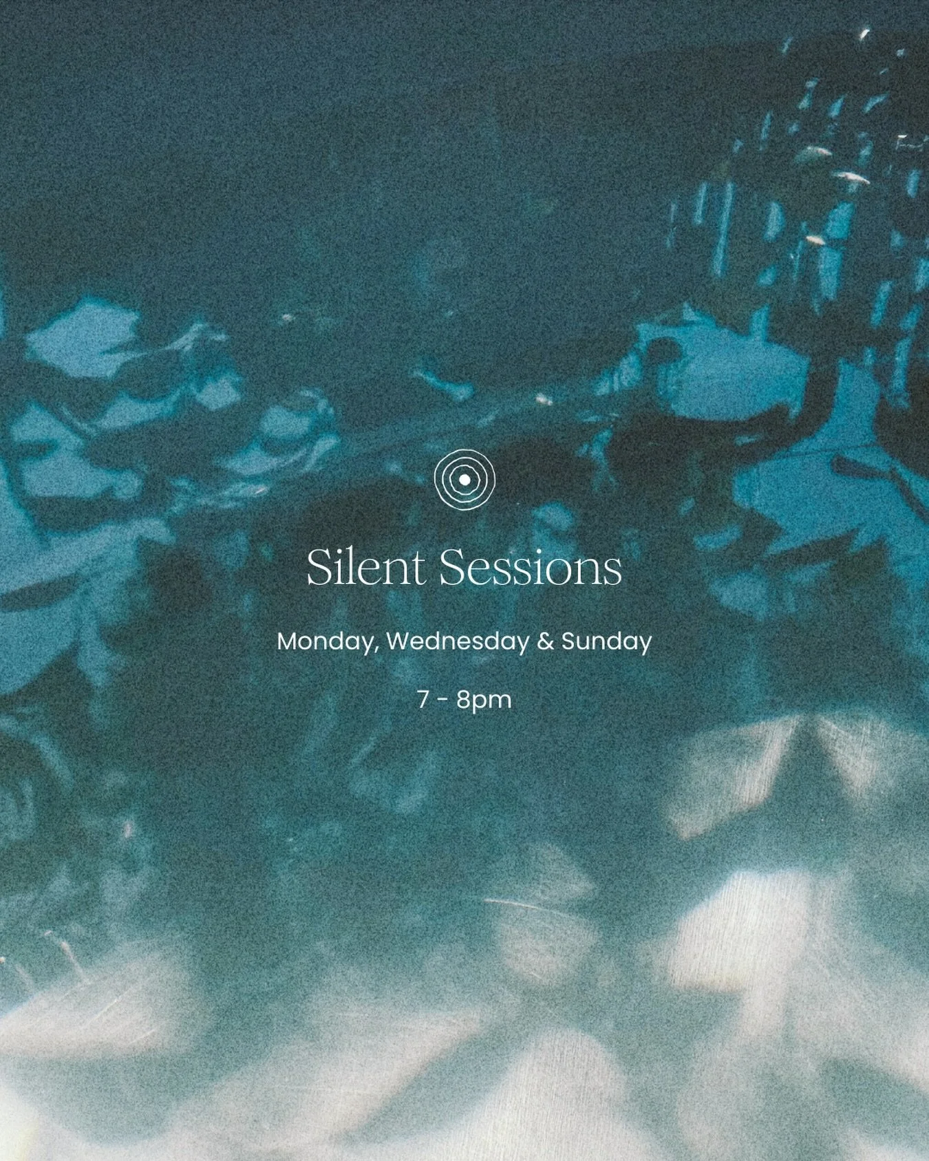Silent Sessions, now every Monday, Wednesday and Sunday. 

7 - 8pm

Bookings available online.