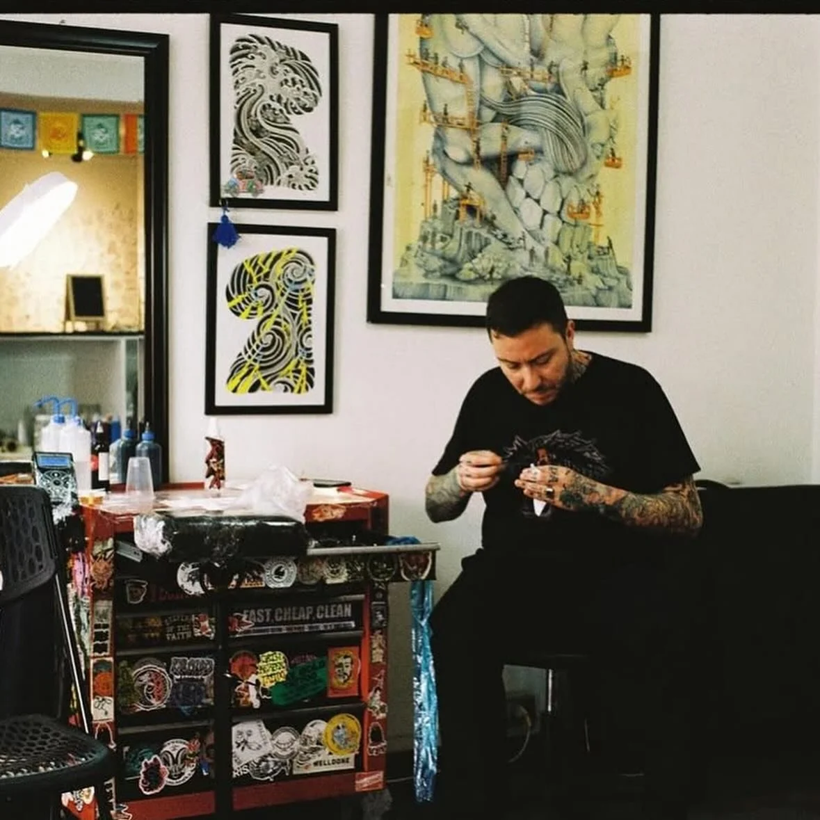 @yerkopetricic 
OCTOBER 13TH TO 17TH‼️

Stoked to welcome Yerko, coming all the way from Santiago, Chile, to join us in the shop. His work speaks for itself 🔥 Don&rsquo;t miss your chance to get in with him!

DM or CALL us to book a spot while he&rs