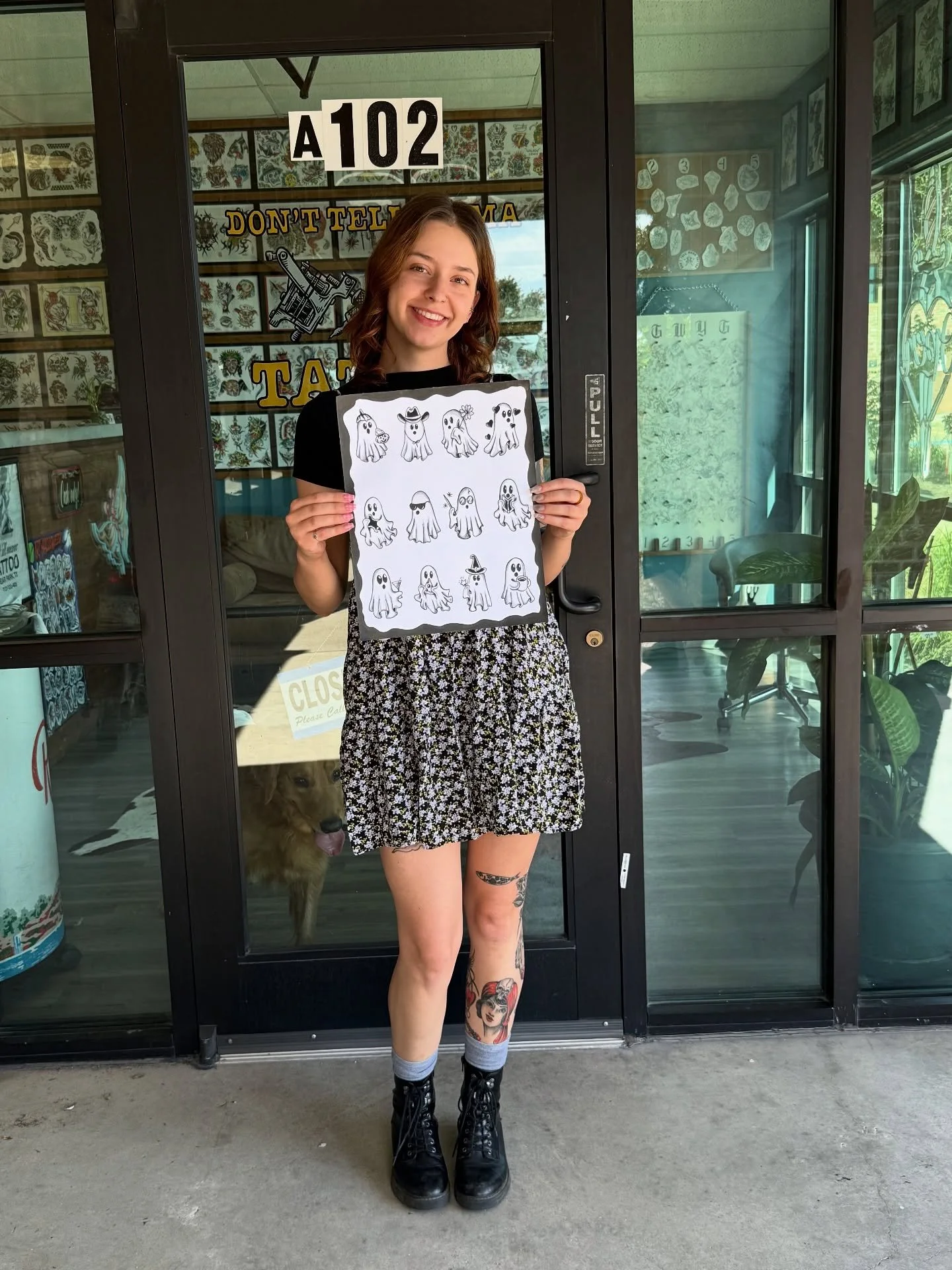 A couple fun Octobery things going on at the shop! 

Little boos on special for the entire month! $100 outlines, $200 shaded. 

Taylor Swift flash for our swifties out there. These designs range from $150-$200 depending on design choice and placement