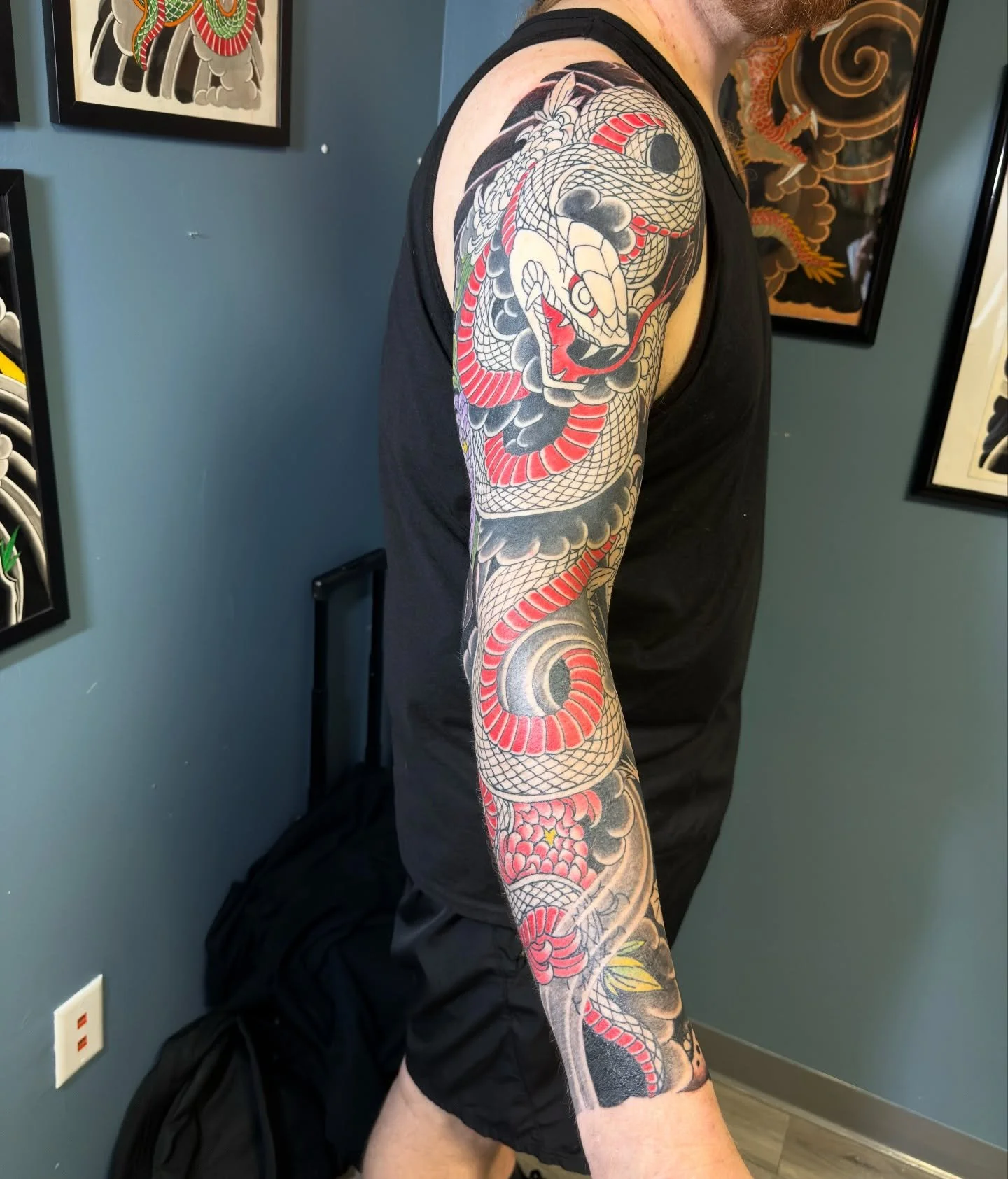 Here&rsquo;s a few large scale pieces in the works and some completed🔥

Got someone who won&rsquo;t quit talking about their future sleeve? Help them out. Gift cards are always available, perfect for giving them that little push to finally start tha