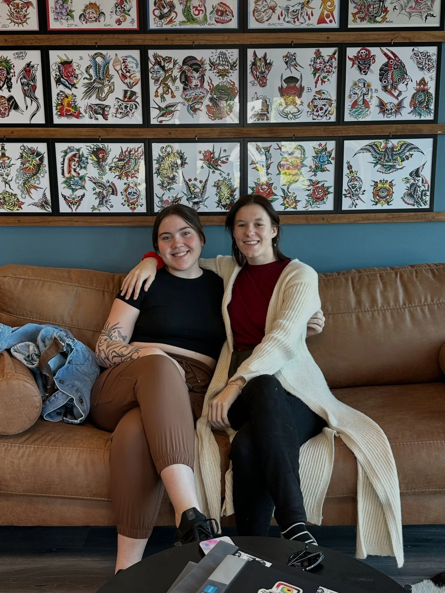 Throwback to our VERY FIRST walk-ins. We opened January 1st of this year. It was a Wednesday. We had no appointments scheduled and we were just hoping a few people would stop by to check it out. We had no outdoor sign, just a few things on the lobby 