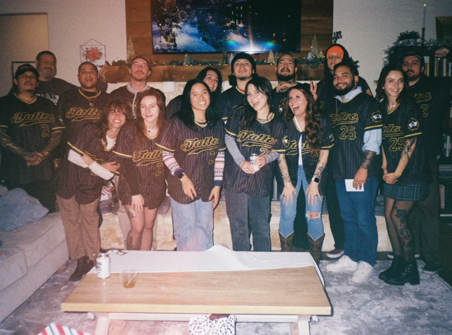 A photo of us back during Christmas time on film that is too good not to share &hearts;️ Nothing but love for our tattoo fam!

#TattooShop #CedarParkTX #GeorgetownTX