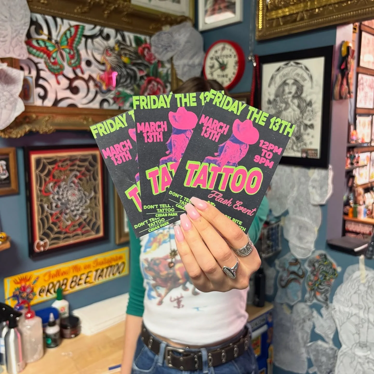 ONE more week until FRIDAY THE 13th🔥👏🍀 

Which shop are you going to???