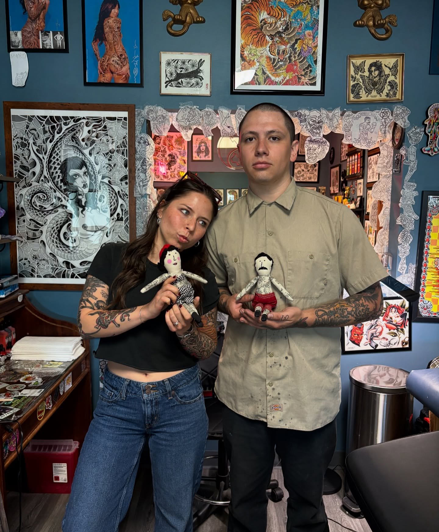 Nothing beats handmade tips from our clients!! These dolls by @mellysuemade are EVERYTHING🔥🪡

#TattooShop #CedarParkTattoo #CedarPark #TattooDoll #ClientLove