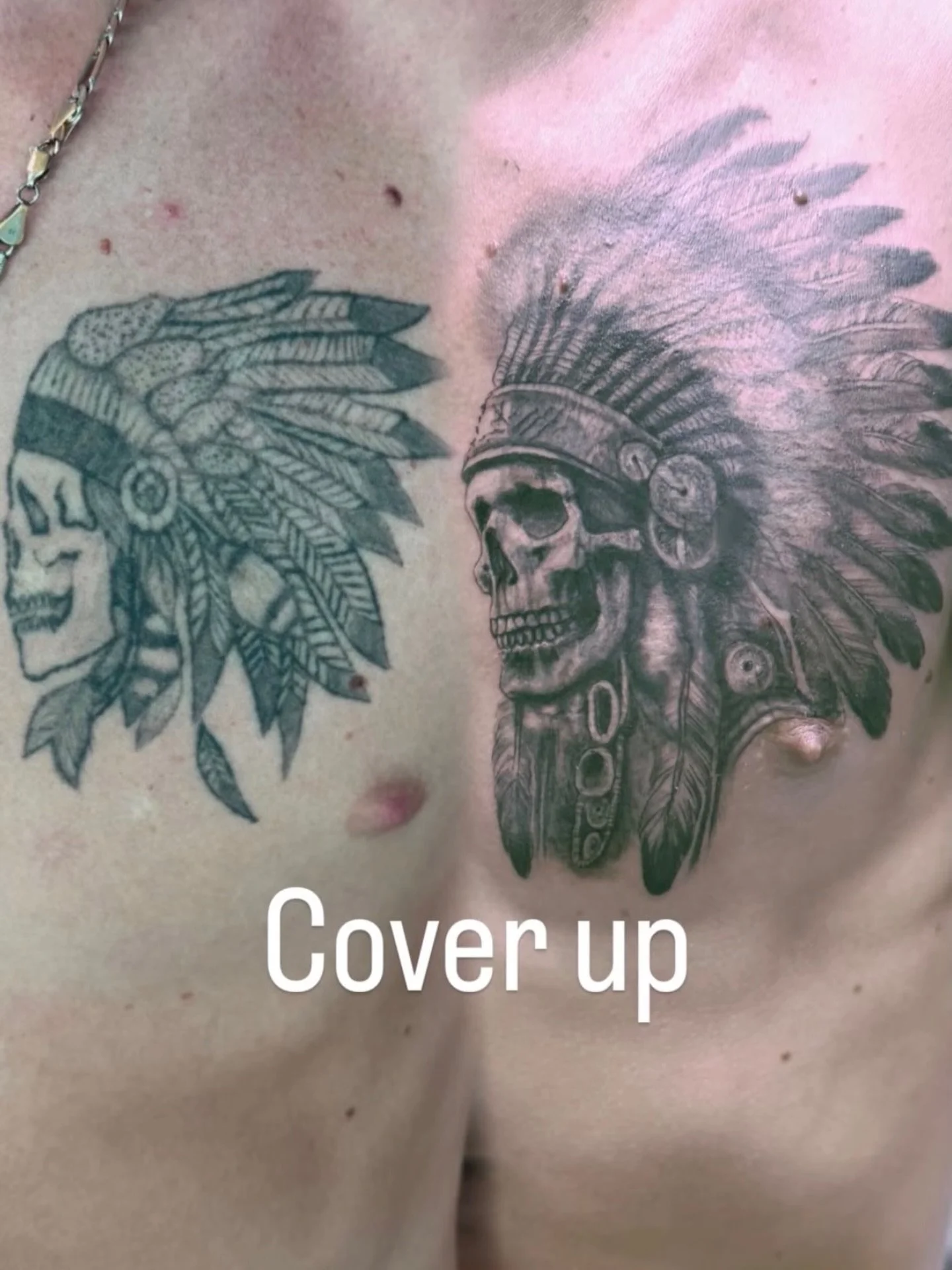 We love a good before and after. This one speaks for itself. Artist: @davidjesserios 🔥
