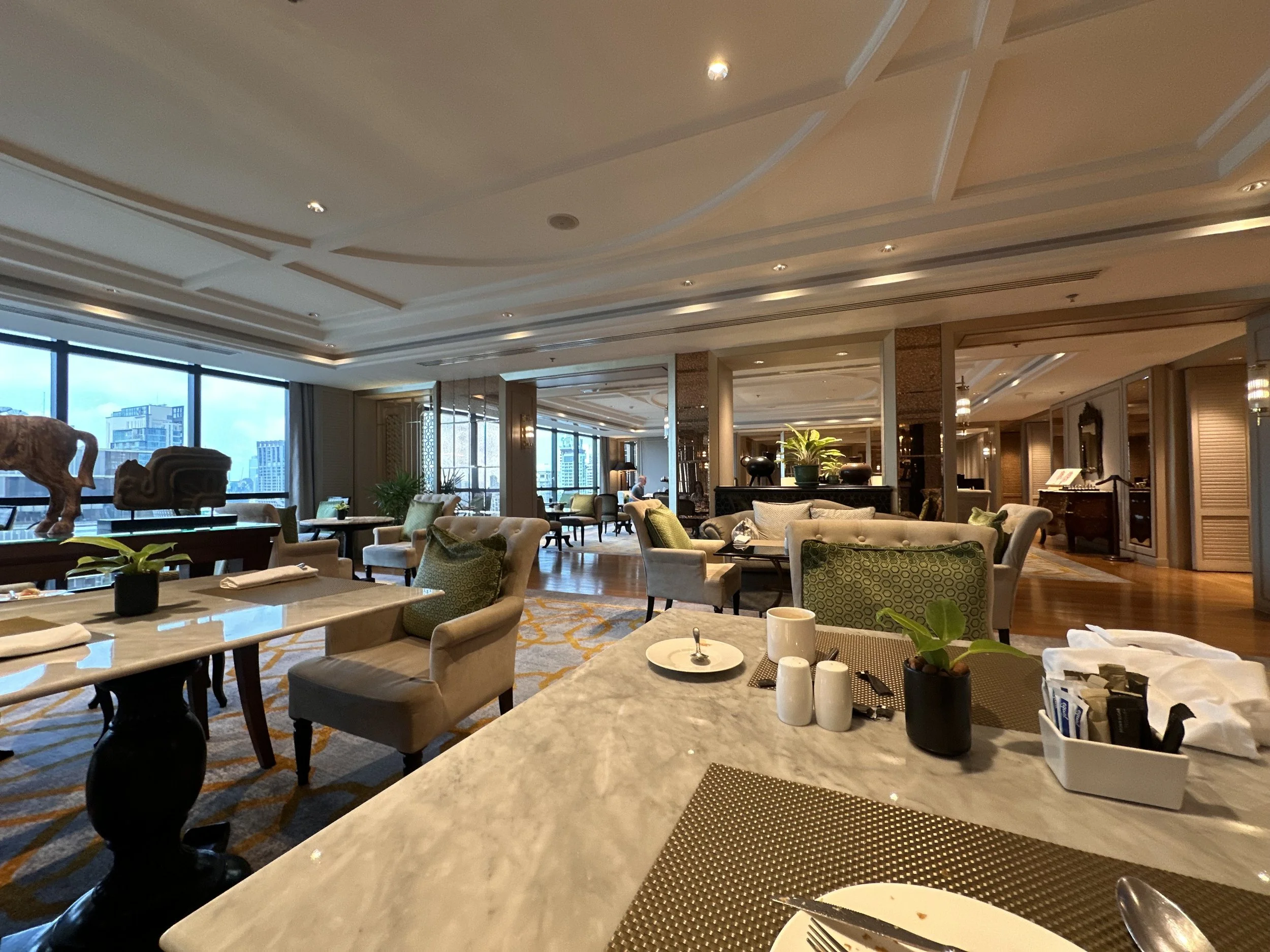 Inside Athenee Hotel in Bangkok